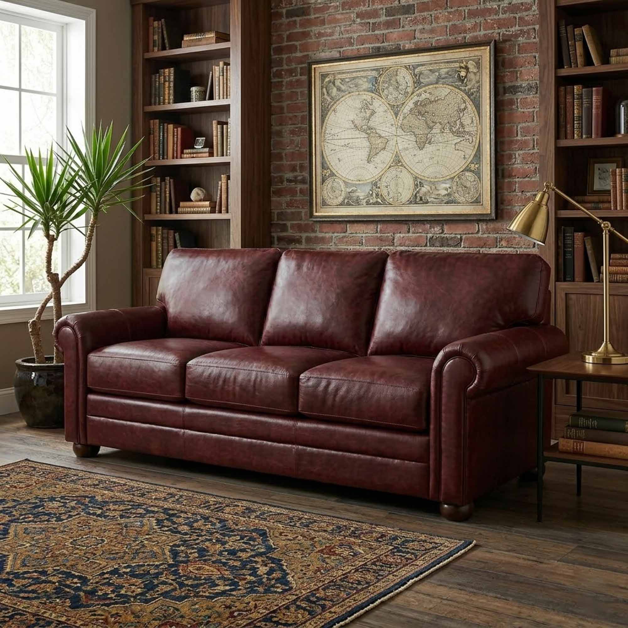 Georgia Leather Sofa - Image 4