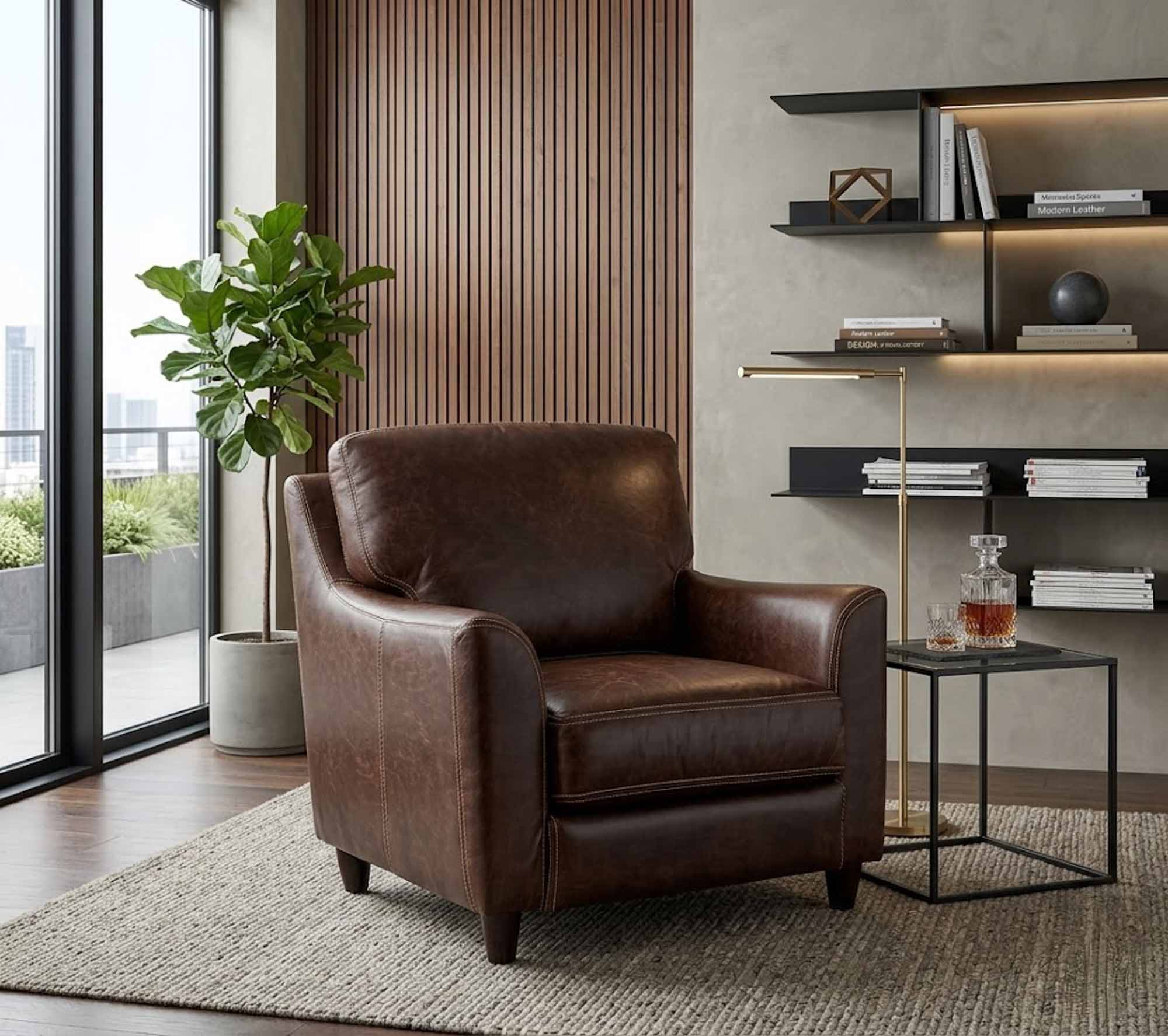 Great Texas Leather Chair - Image 4