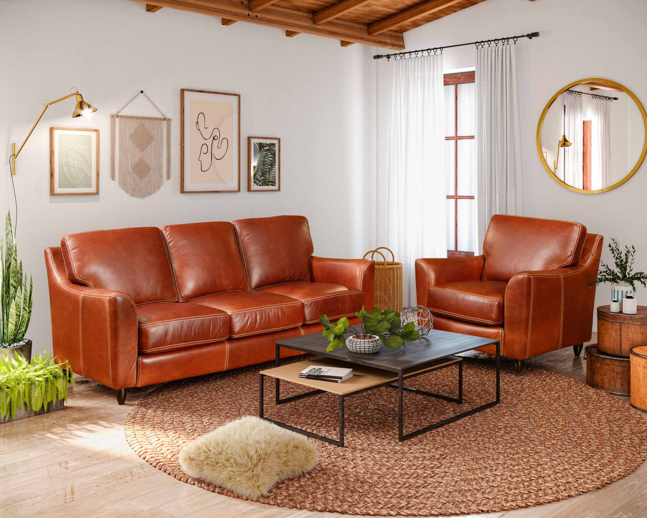 Great Texas Leather Chair - Image 6