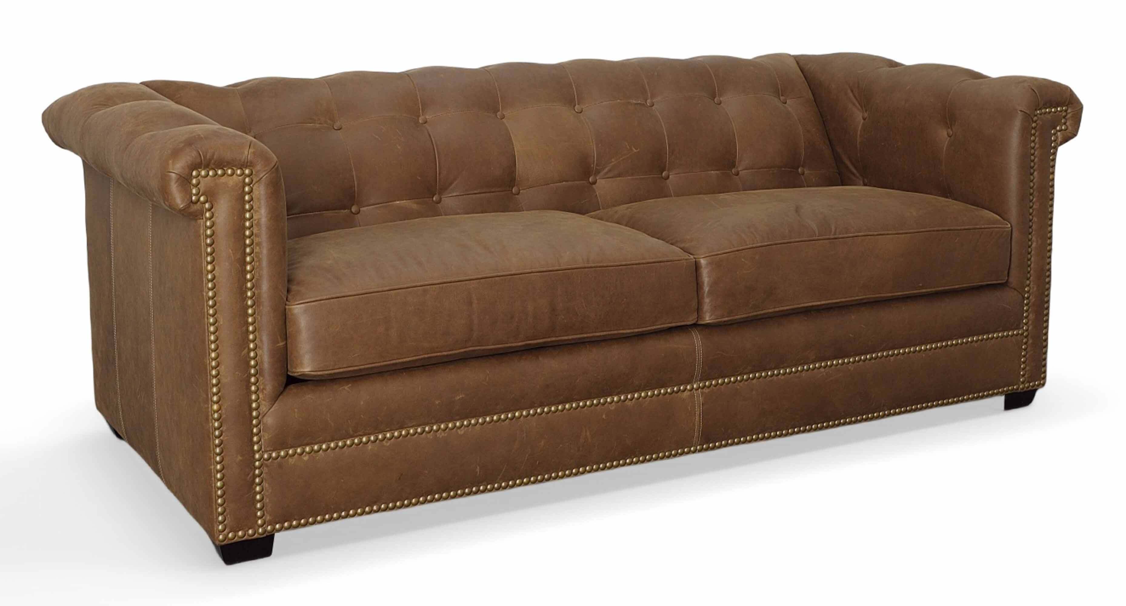 Hawkins Leather Queen Size Sofa Sleeper