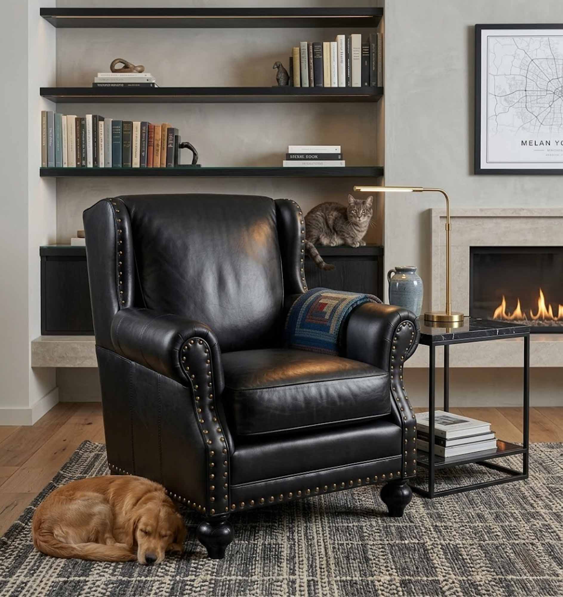 High Country Leather Chair - Image 6