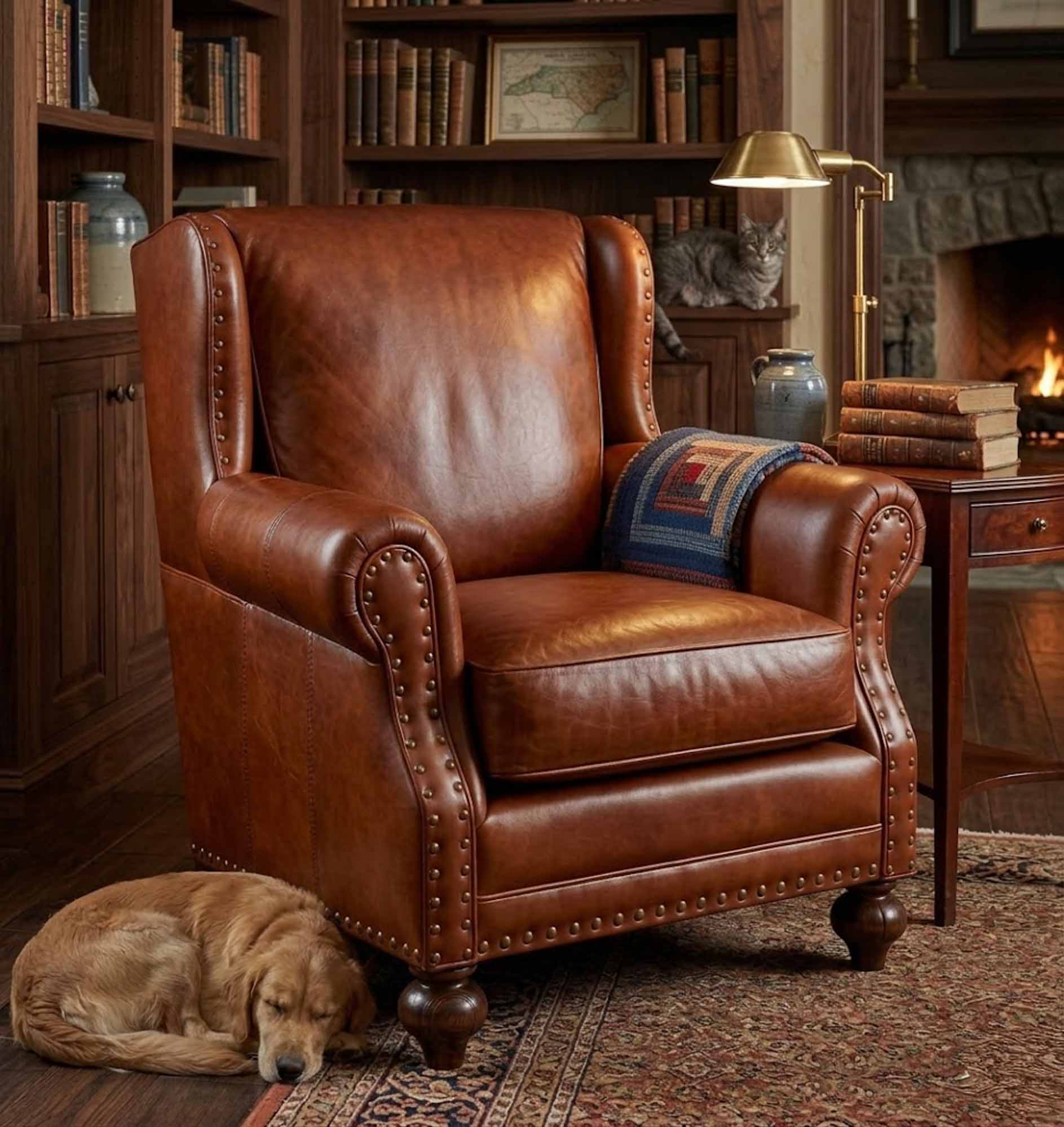 High Country Leather Chair - Image 8