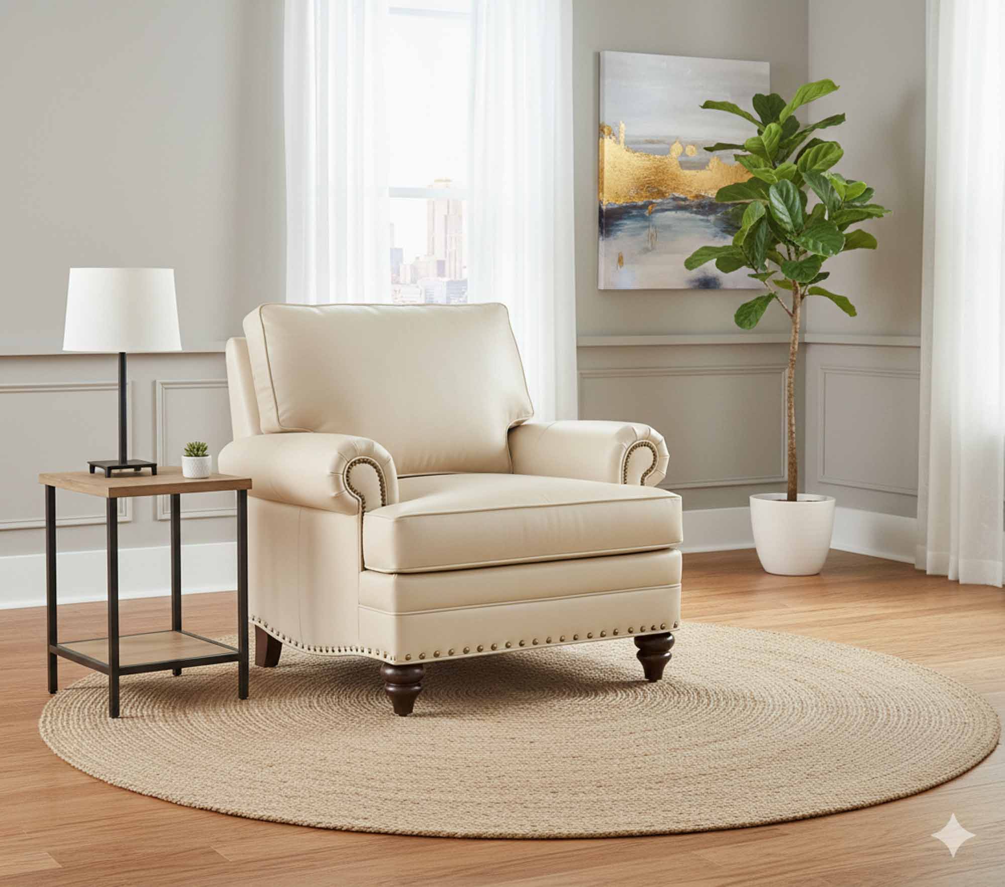 Hoff Leather Chair - Image 3
