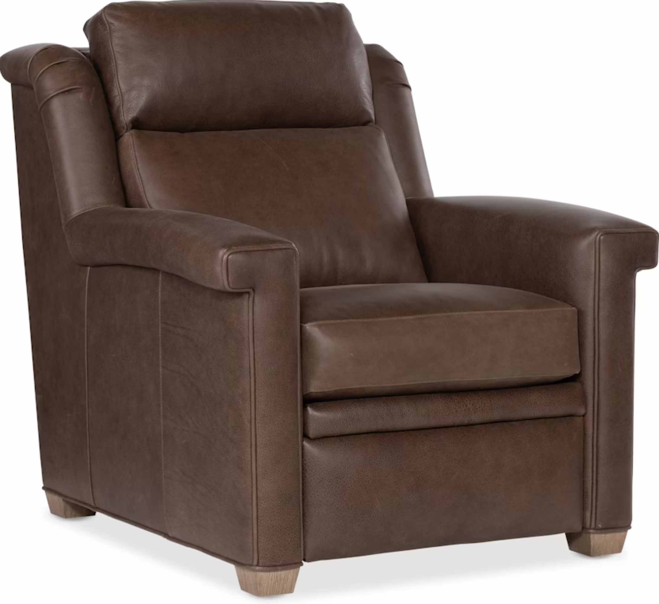 Oatis Leather Power Recliner With Articulating Headrest - Image 7