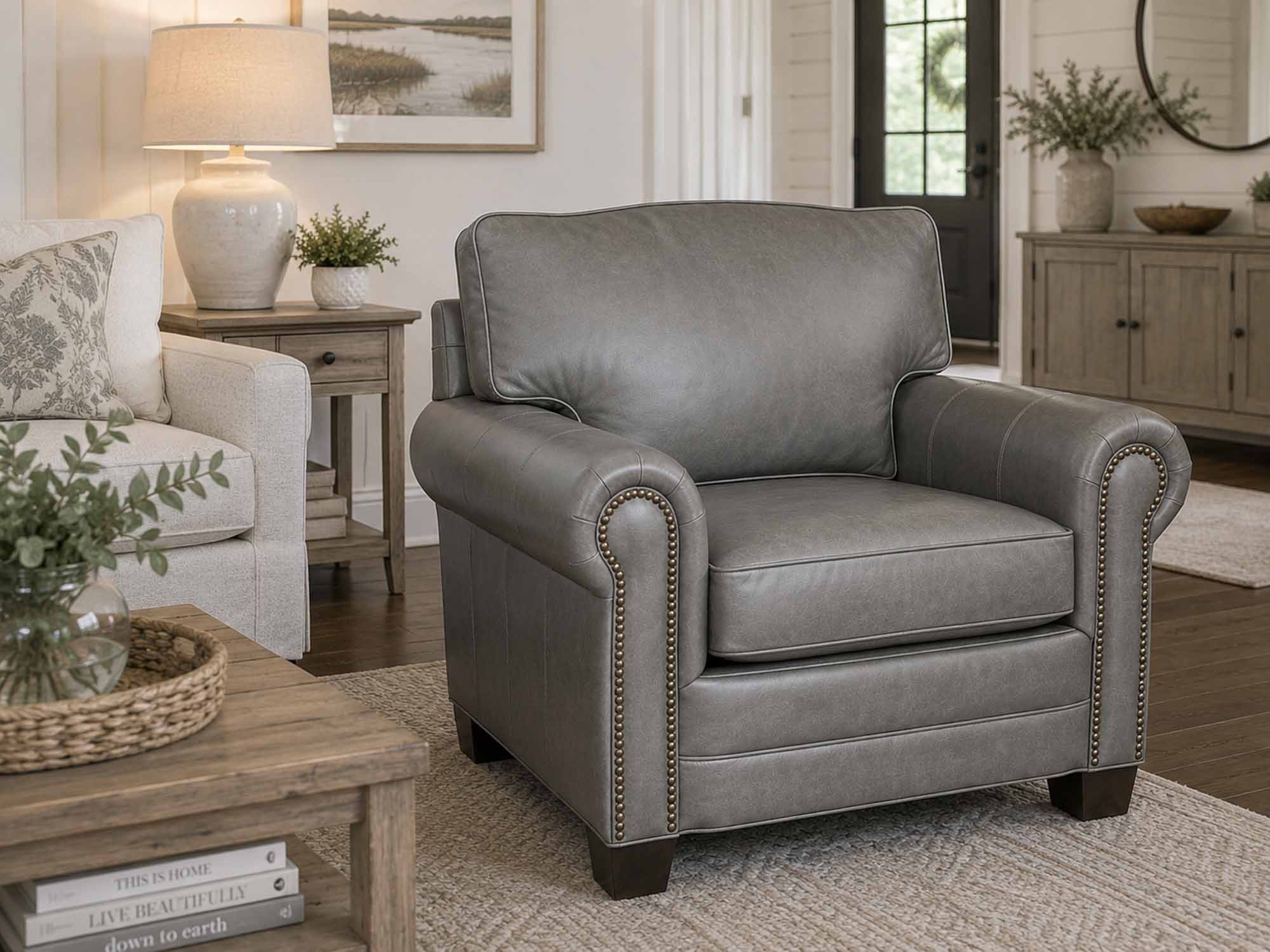 Jackson Leather Chair - Image 6