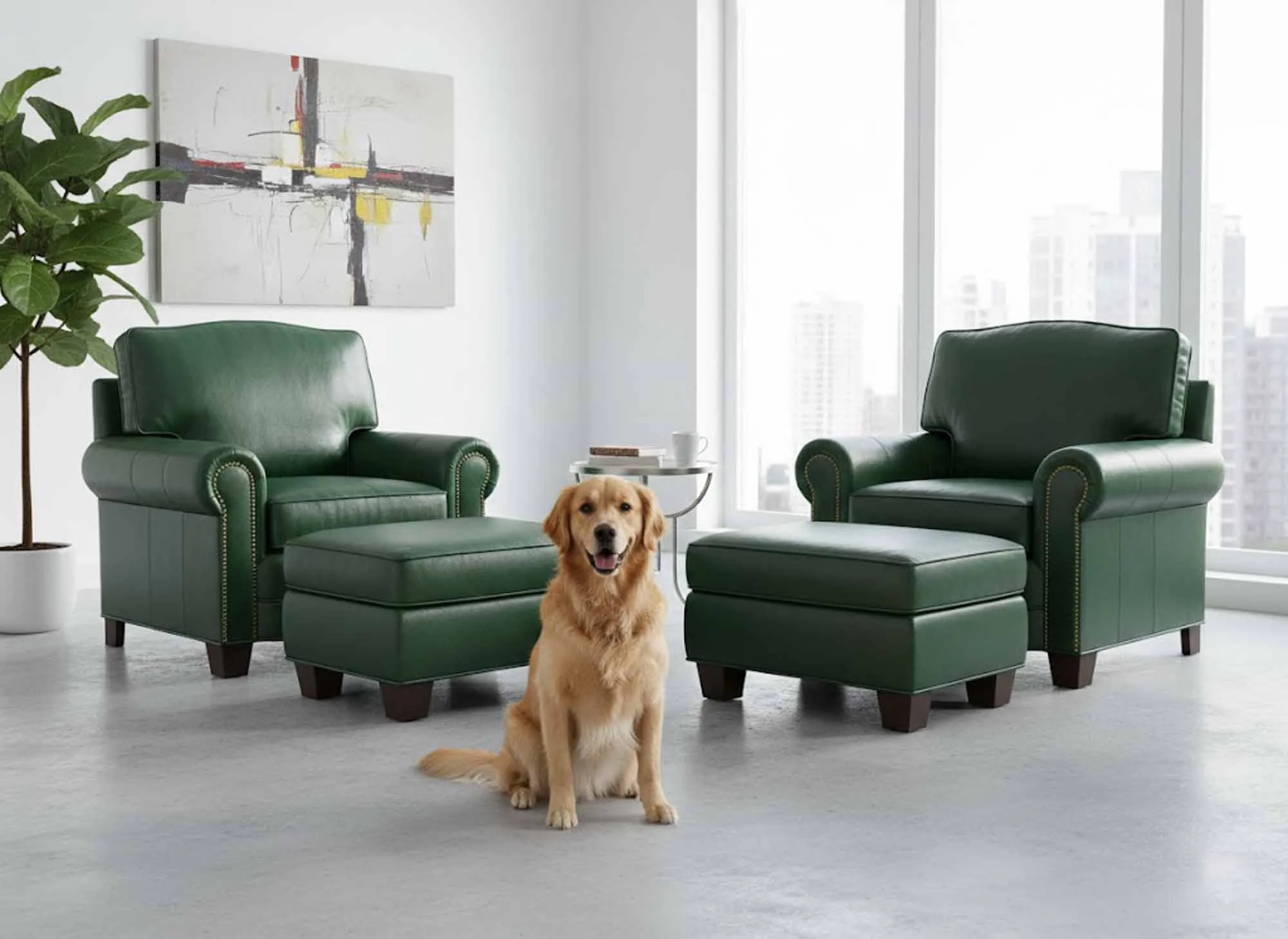 Jackson Leather Chair - Image 7