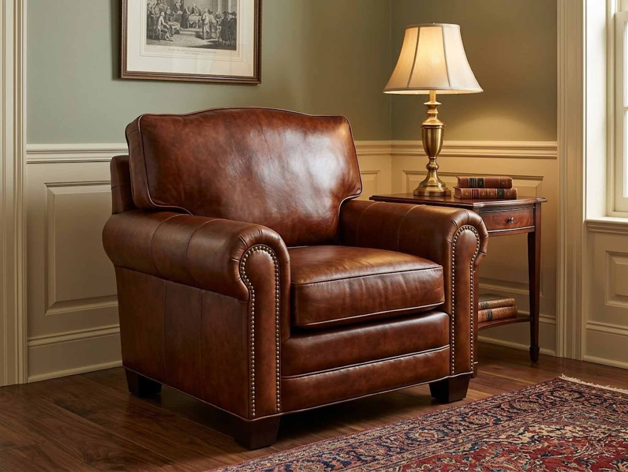 Jackson Leather Chair - Image 9