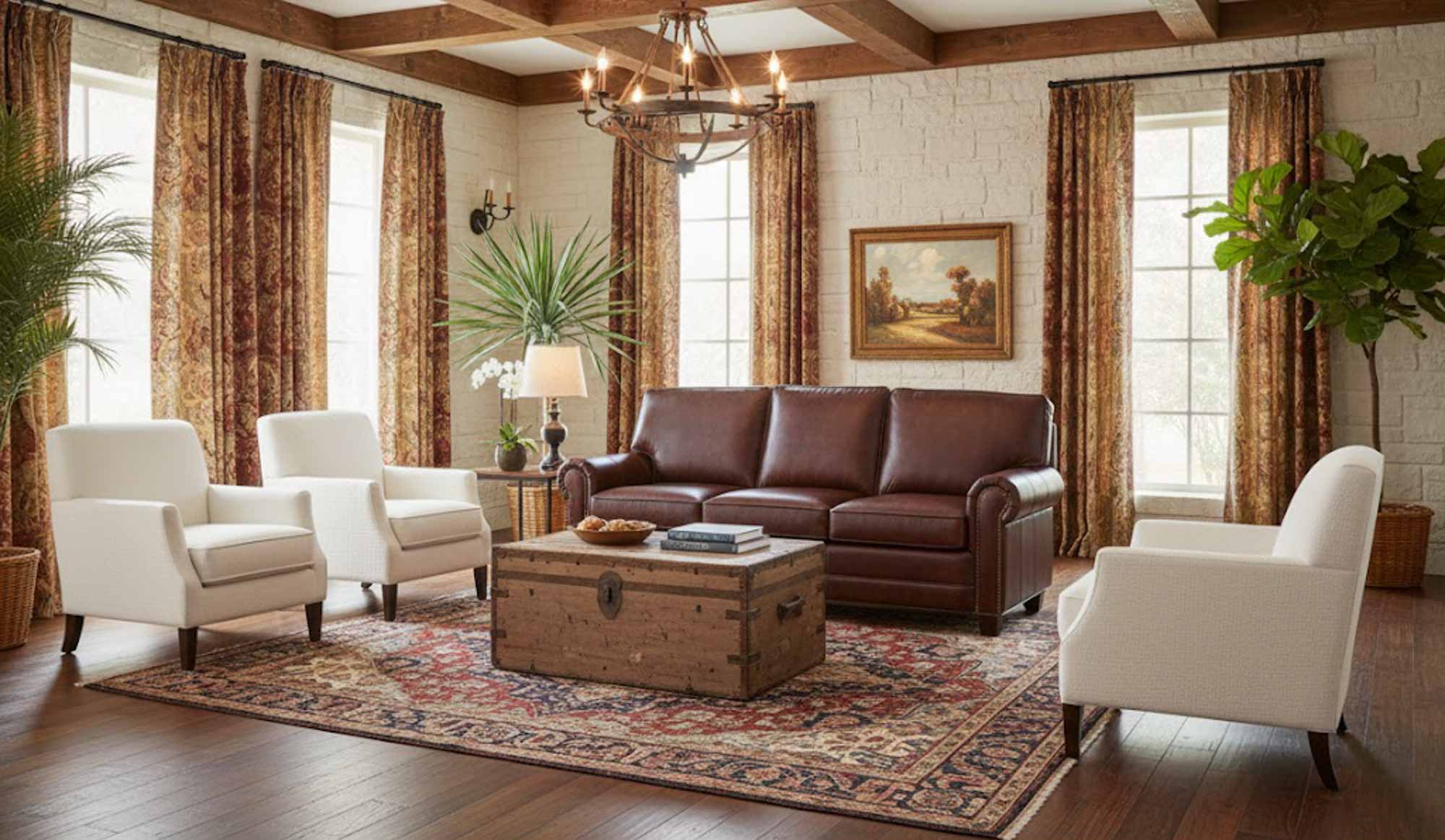 Jackson Leather Loveseat - Image 3