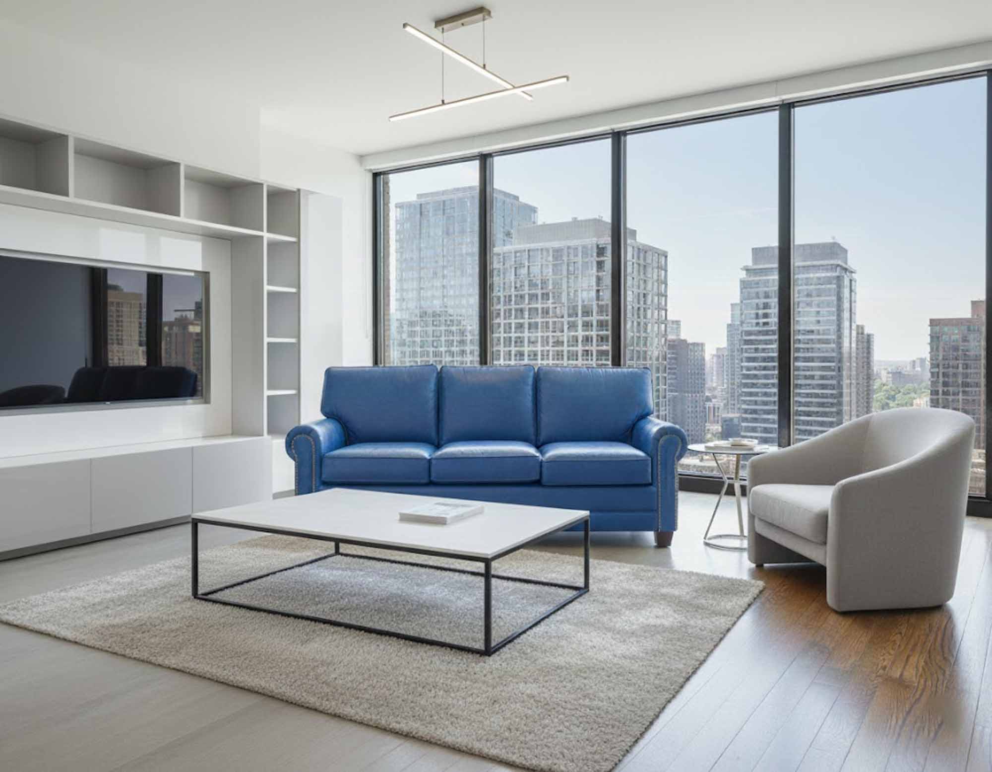 Jackson Leather Loveseat - Image 8