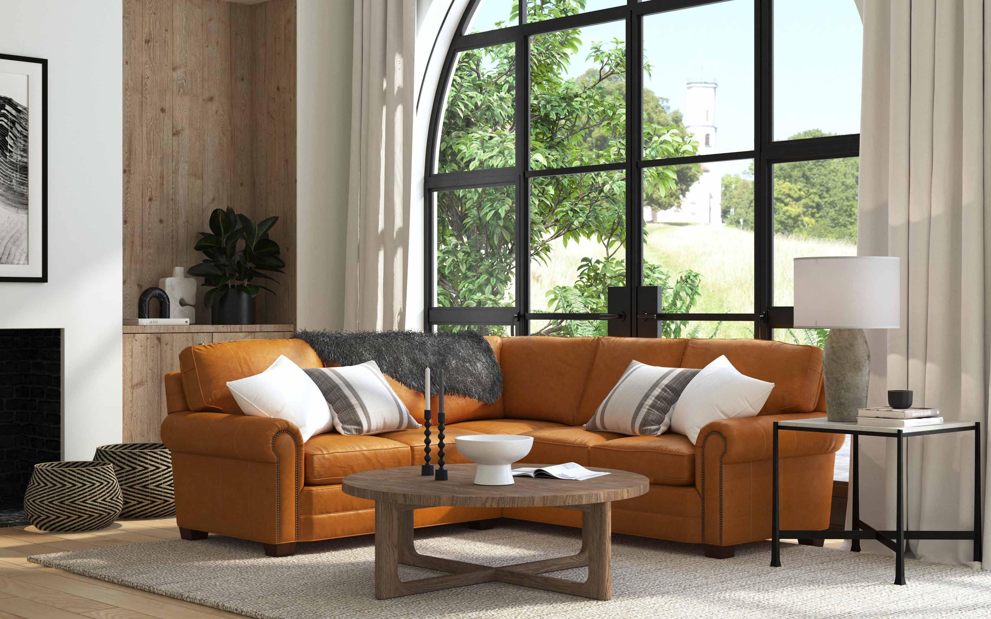 Jackson Leather Sectional - Image 3