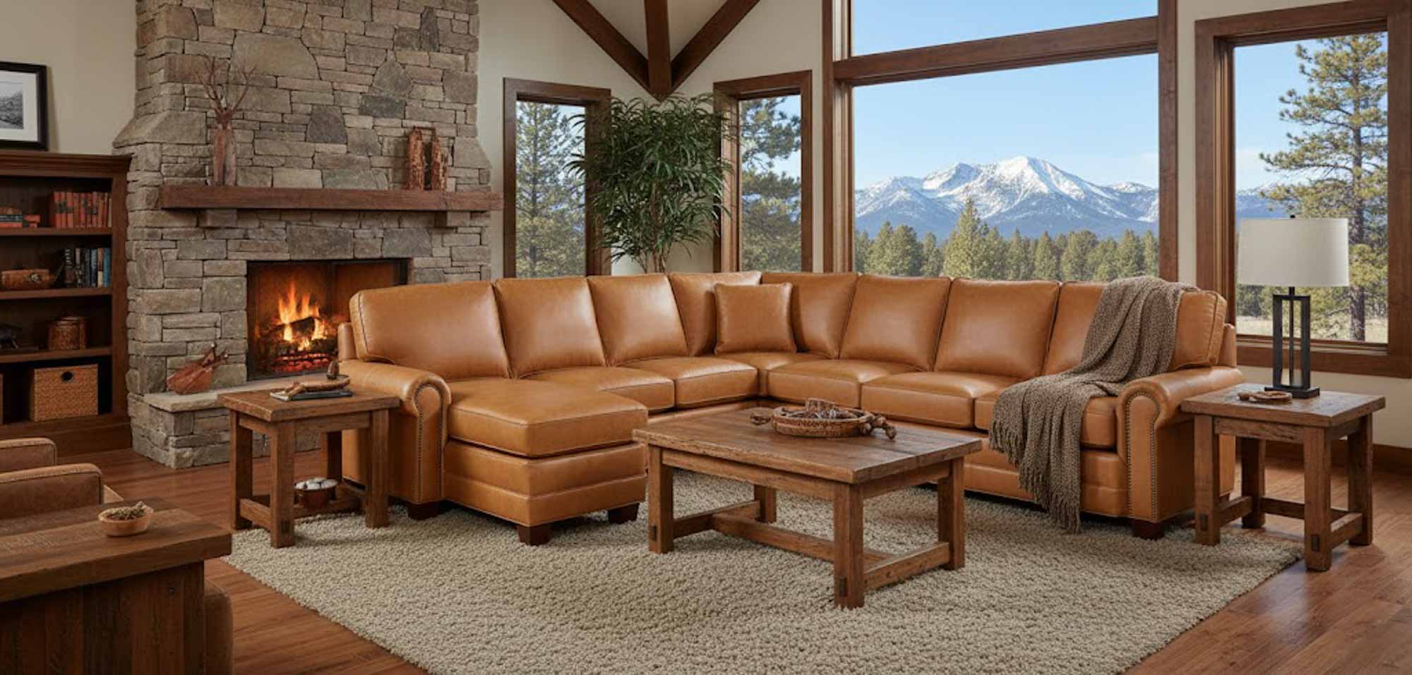 Jackson Leather Sectional - Image 6