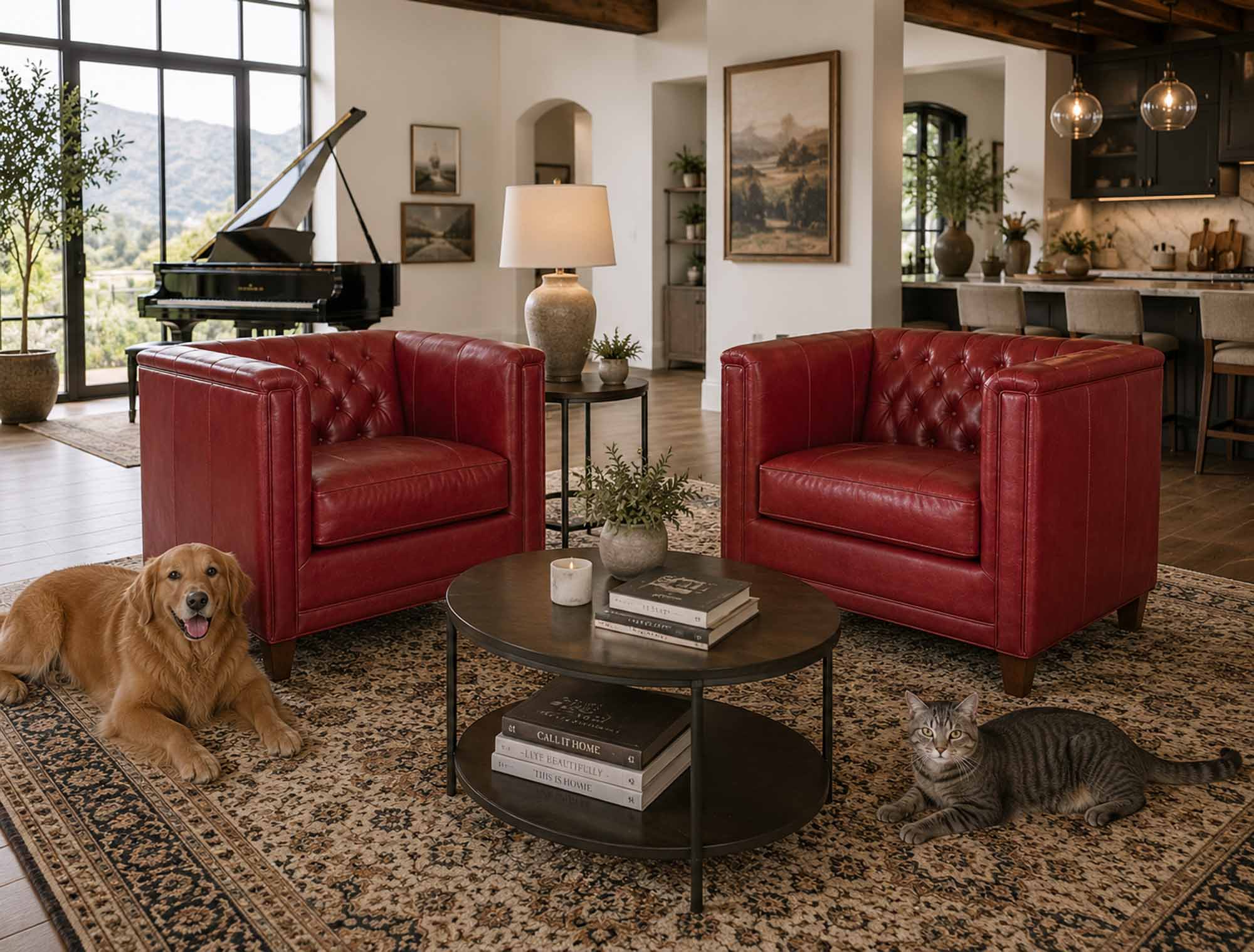 Jaden Leather Chair - Image 6