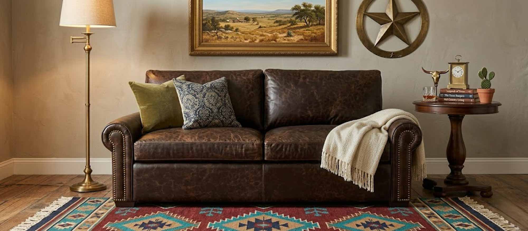 Jax 2 Leather Sofa - Image 3