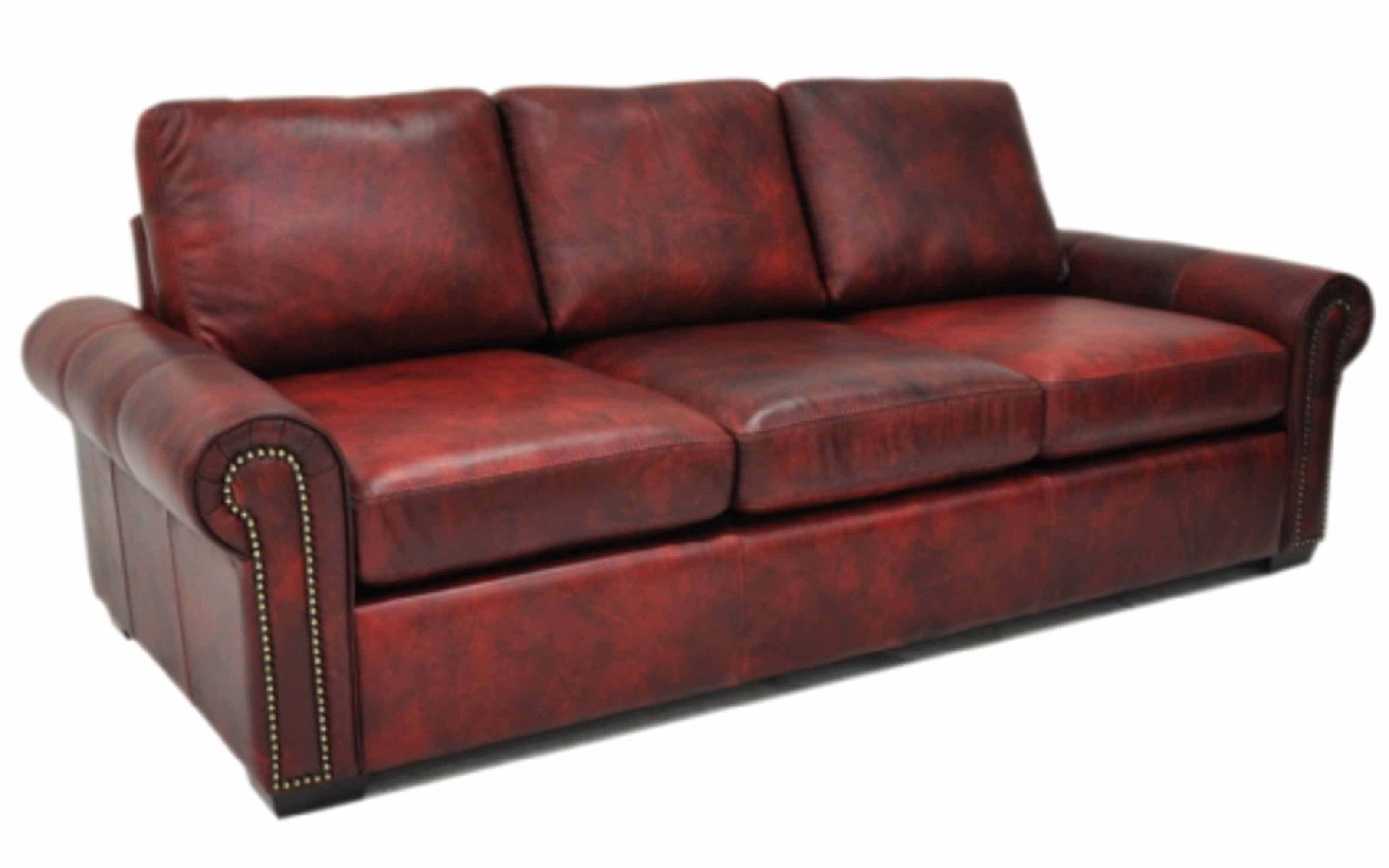 Jax 3 Leather Sofa