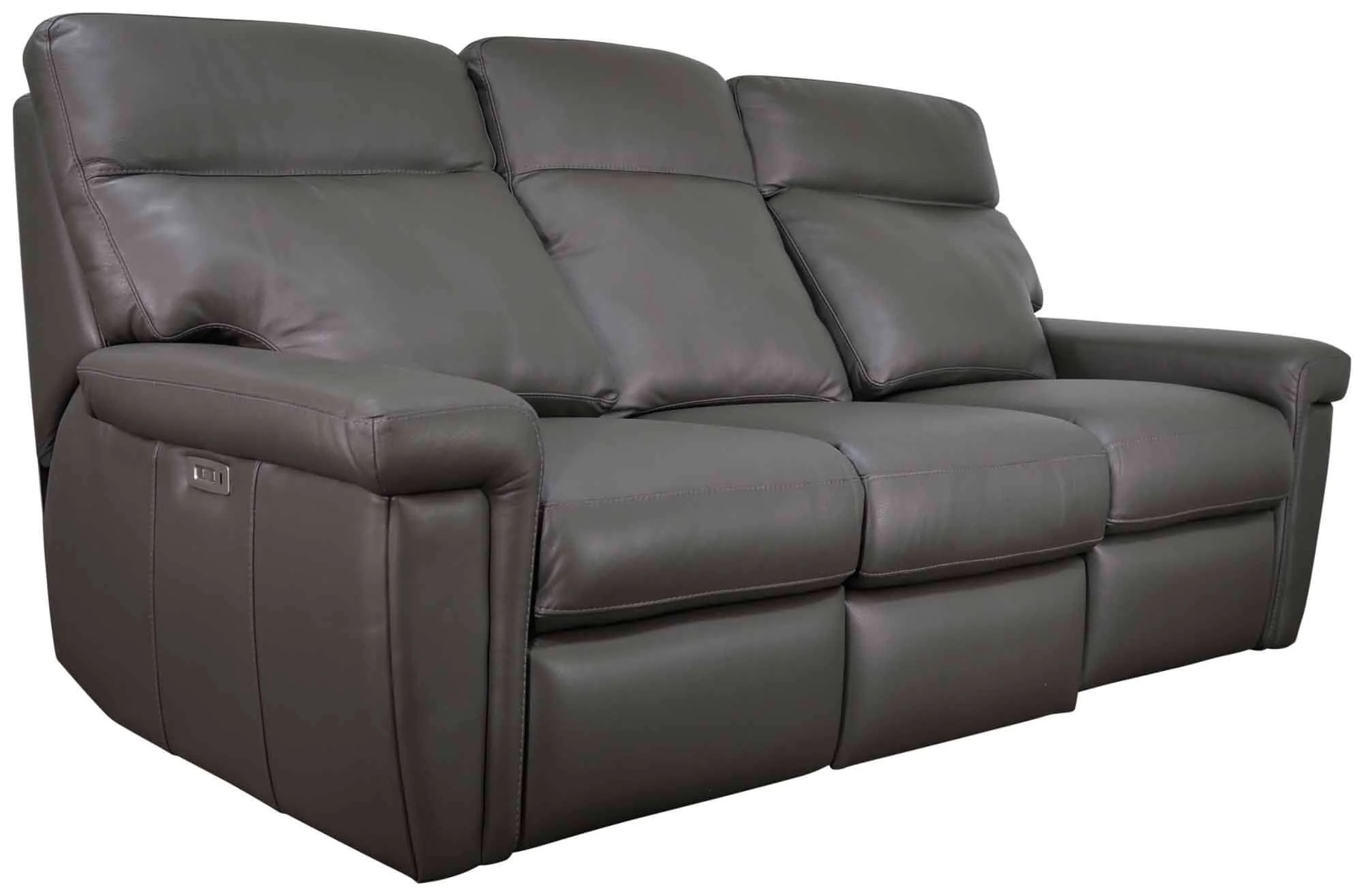 Jett Leather Power Reclining Zero Gravity Sofa With Articulating Headrest