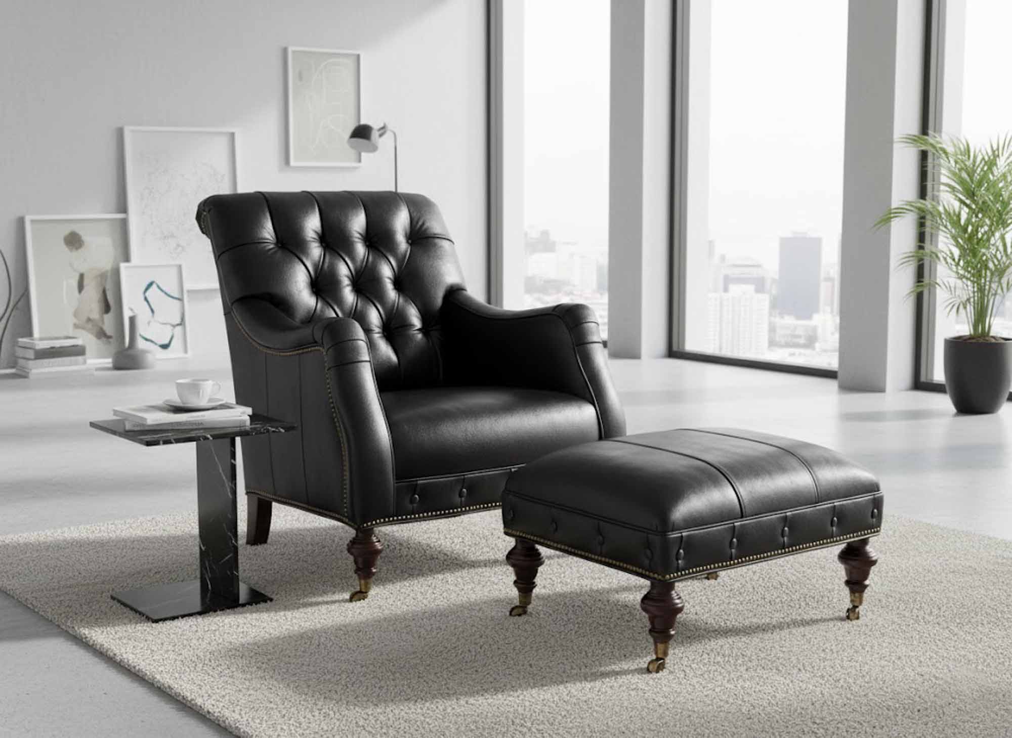 Journeyman Leather Chair - Image 5