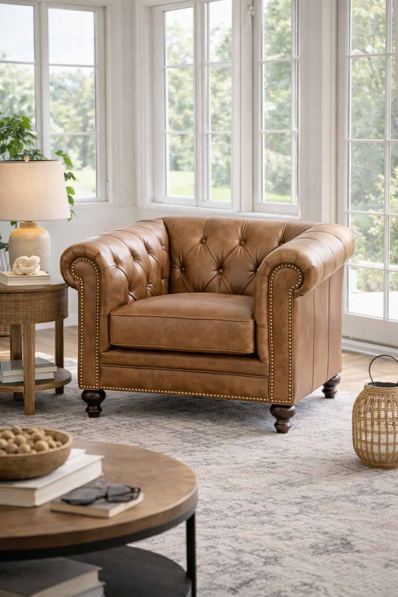Jude Leather Chair - Image 4