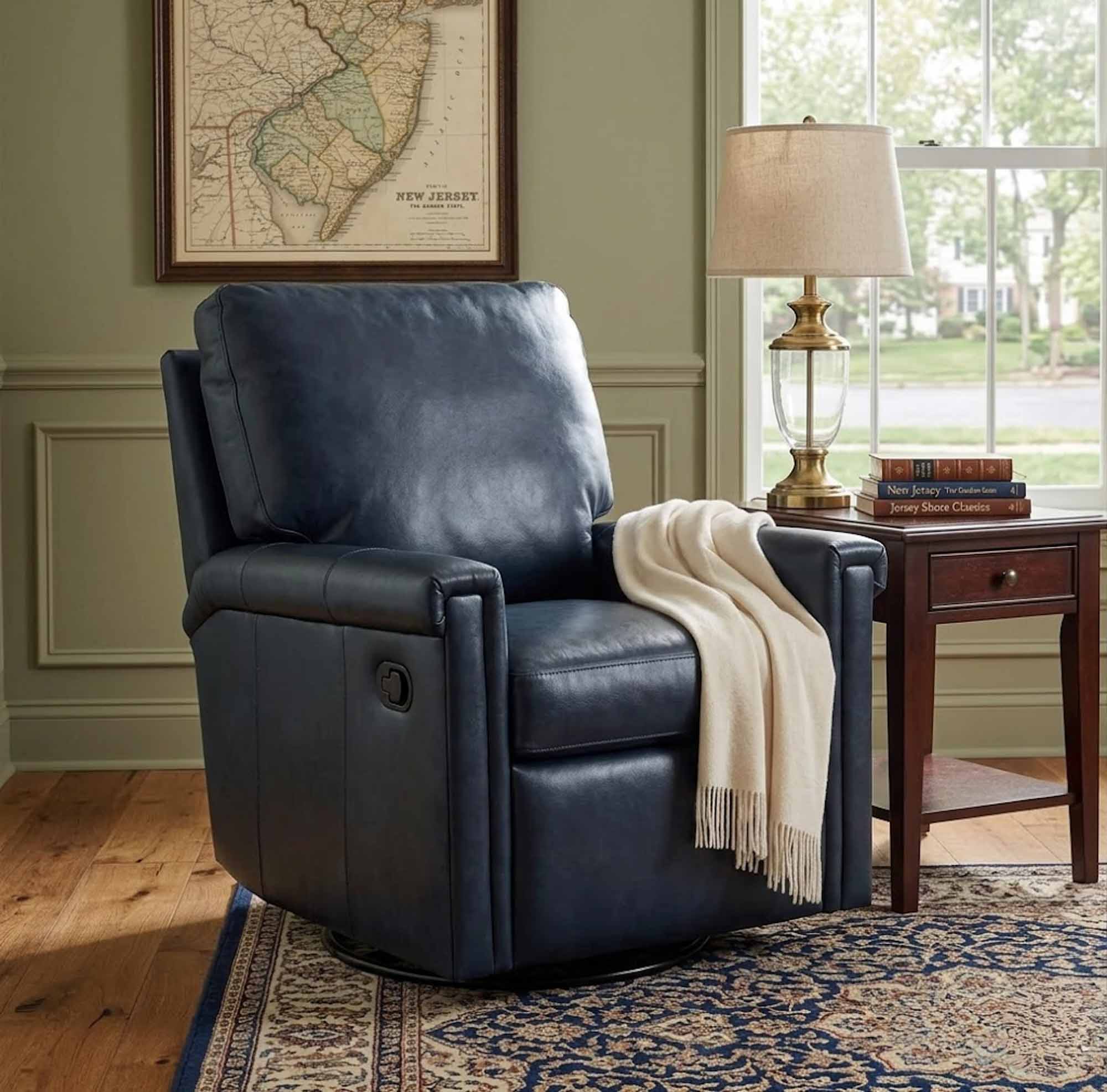 Kara Leather Wall Hugger Recliner - Image 2