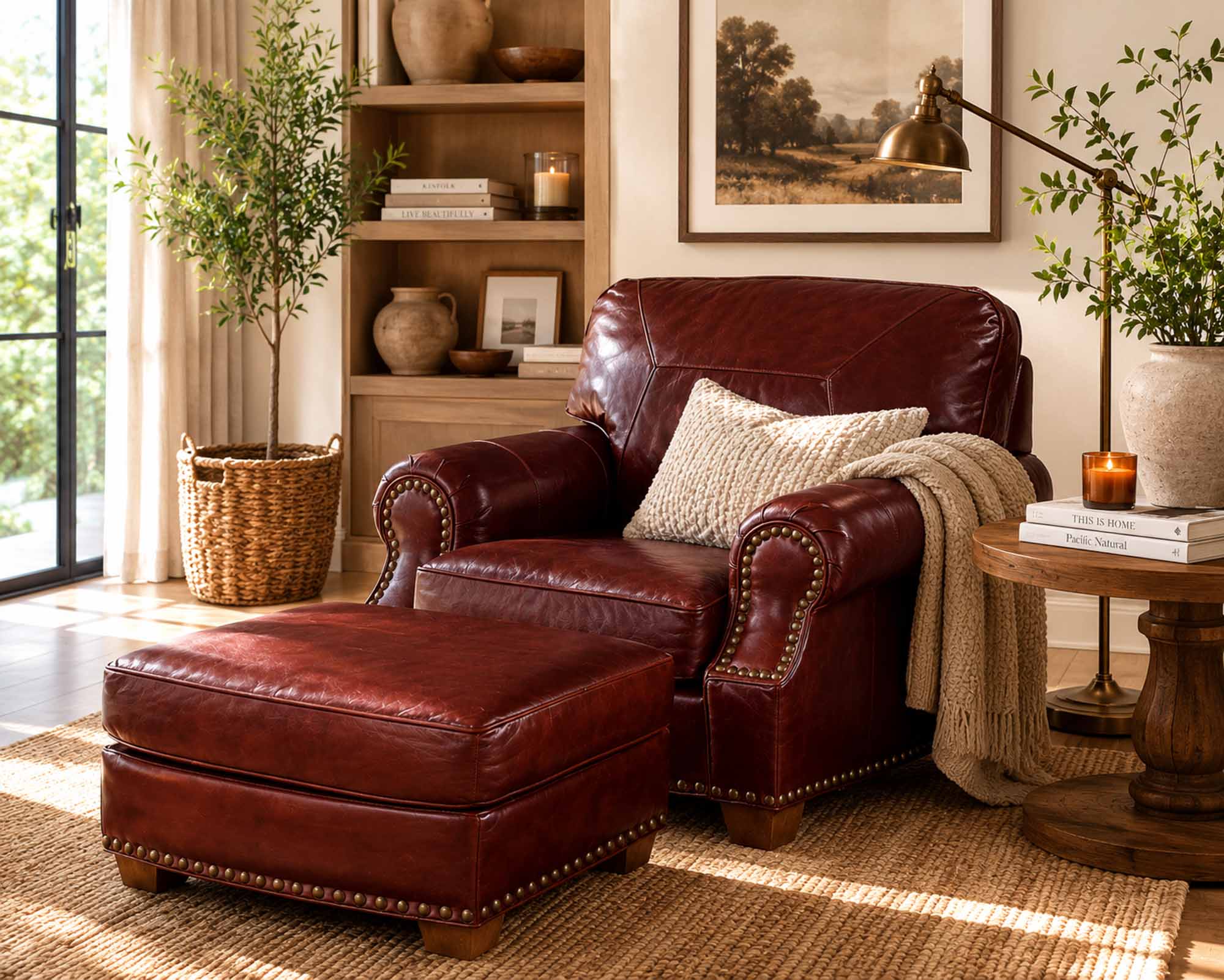 Keaton Leather Chair - Image 5
