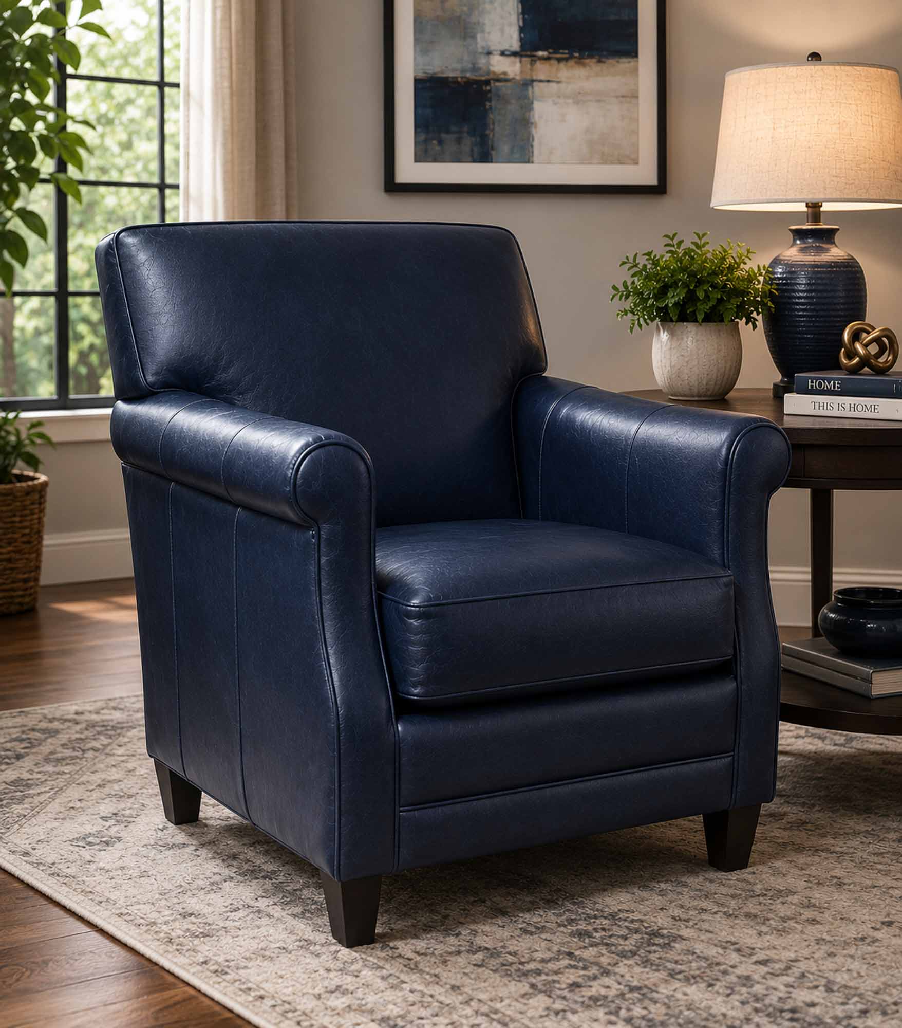 Kenya Leather Chair - Image 4