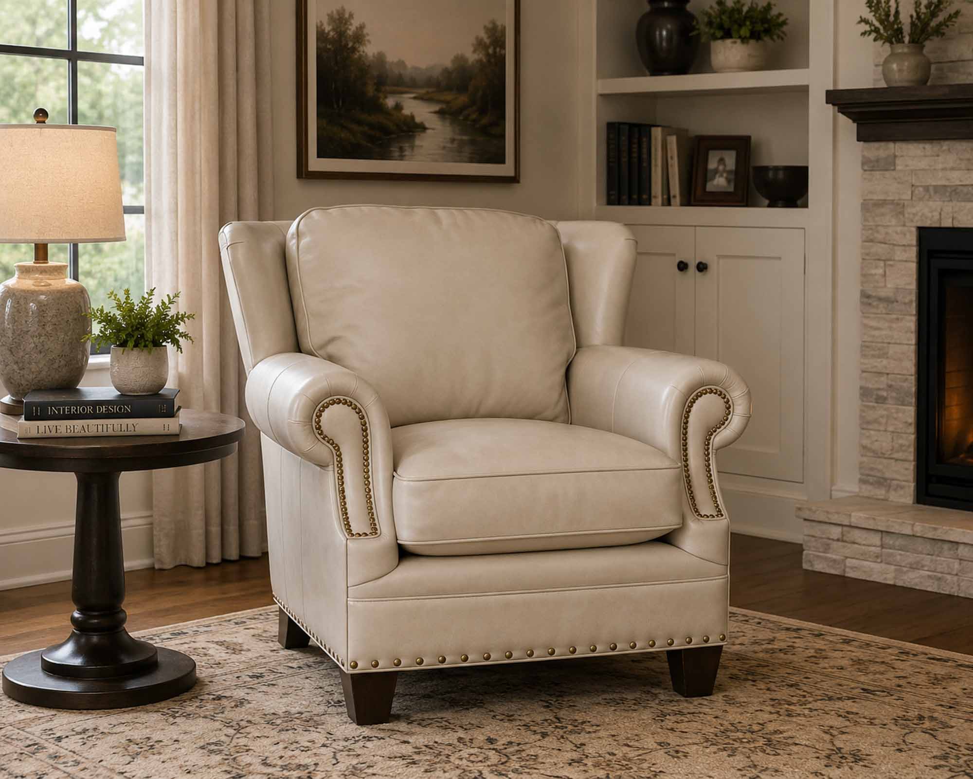 Kettering Leather Chair - Image 3
