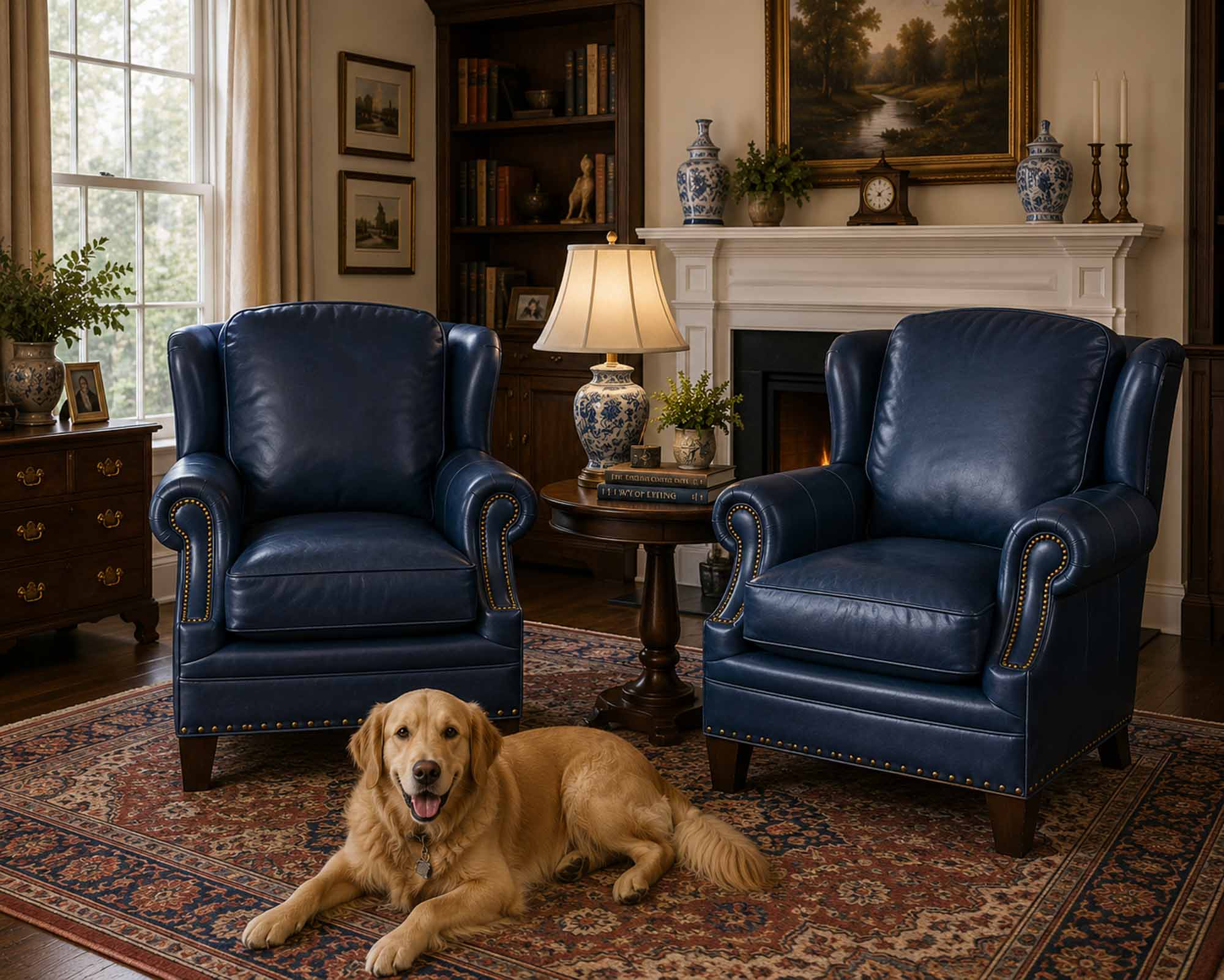 Kettering Leather Chair - Image 4