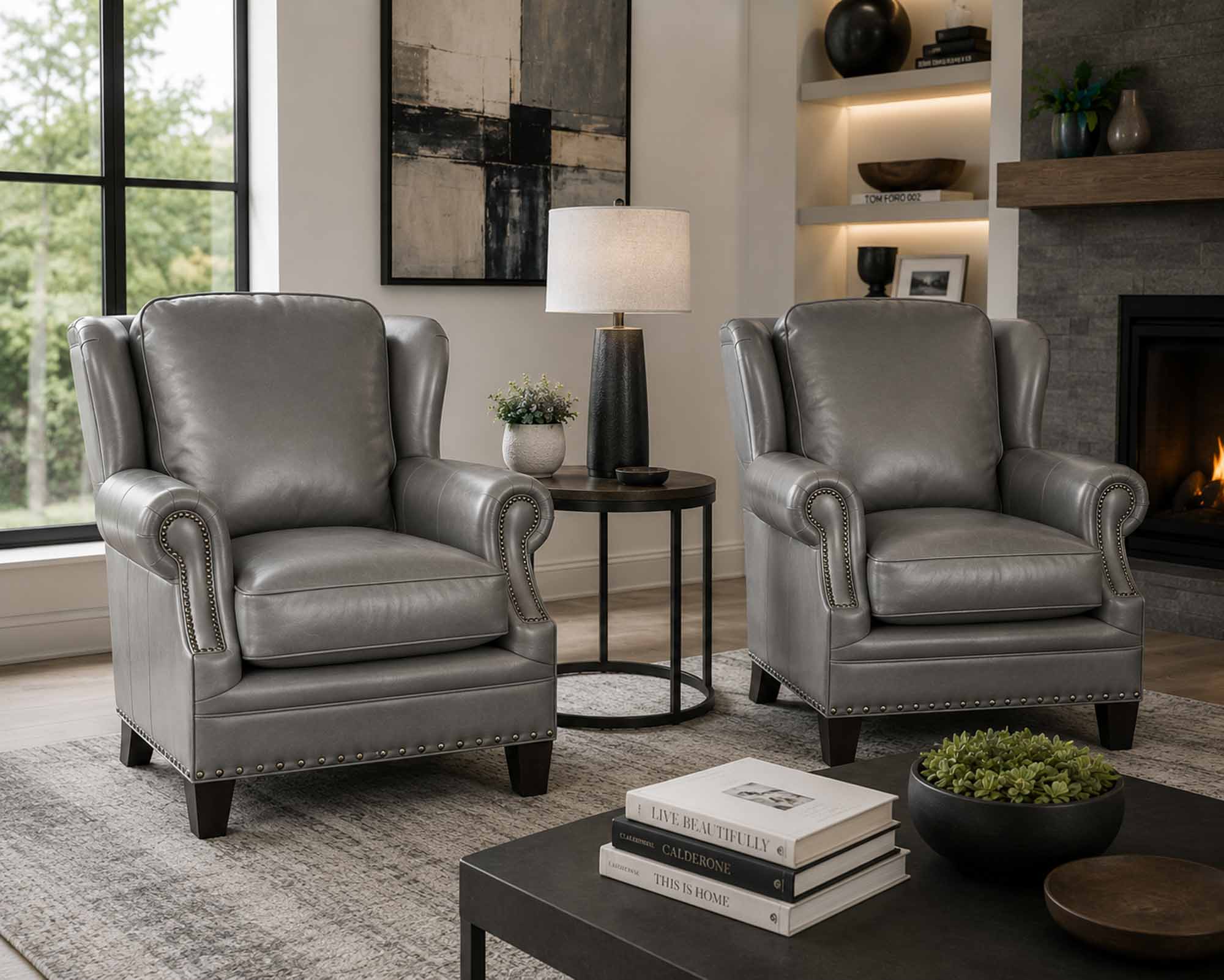 Kettering Leather Chair - Image 5
