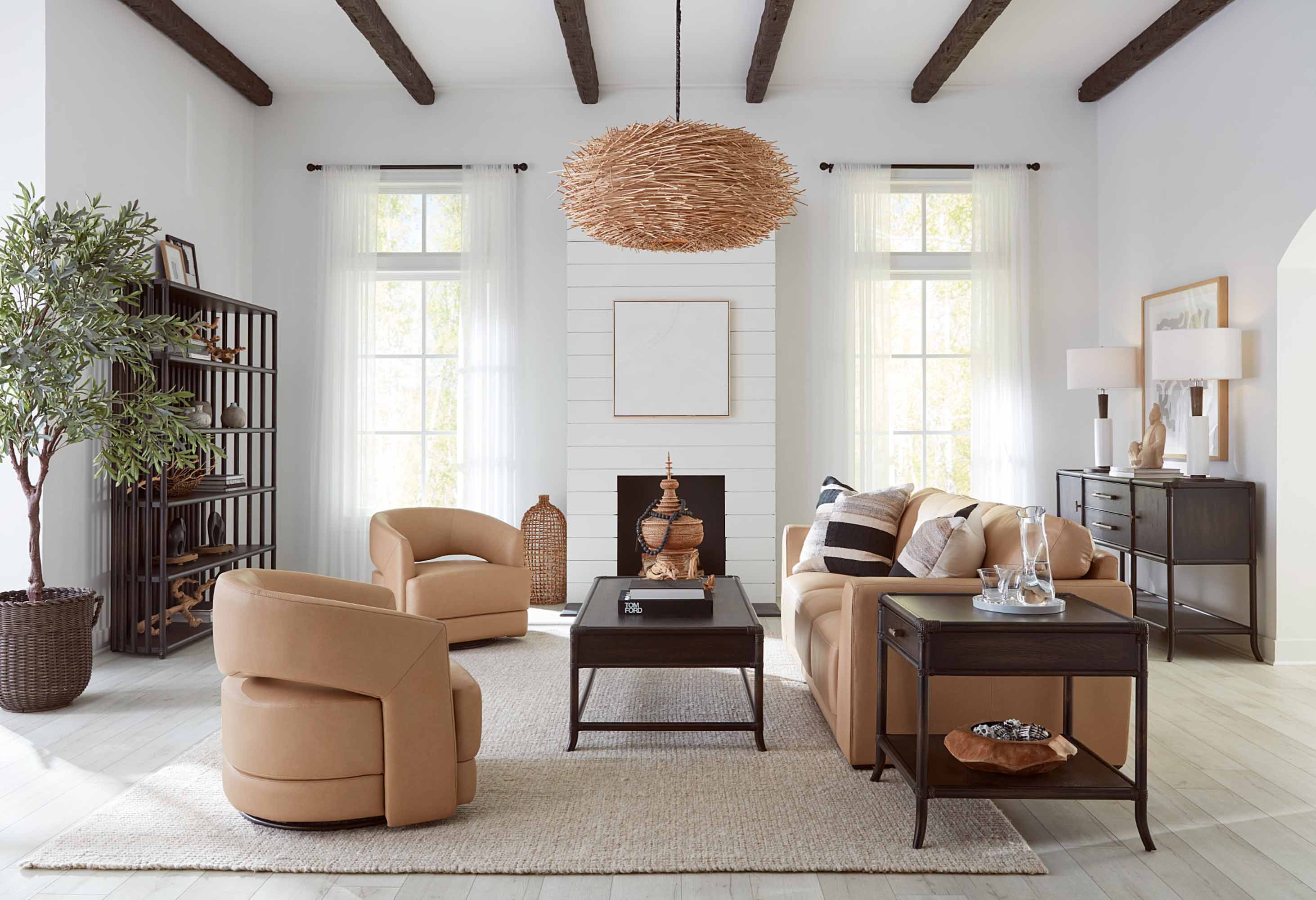 Keys Leather Sofa - Image 8