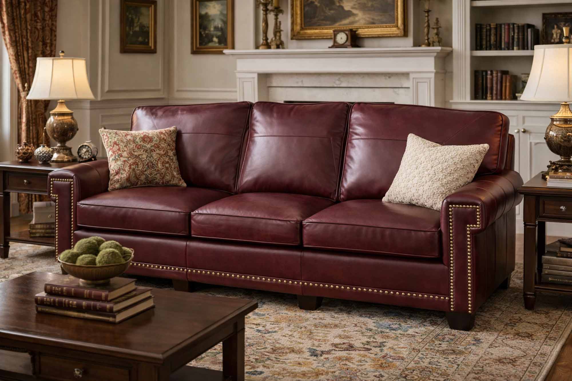 Keystone Leather Sofa - Image 6