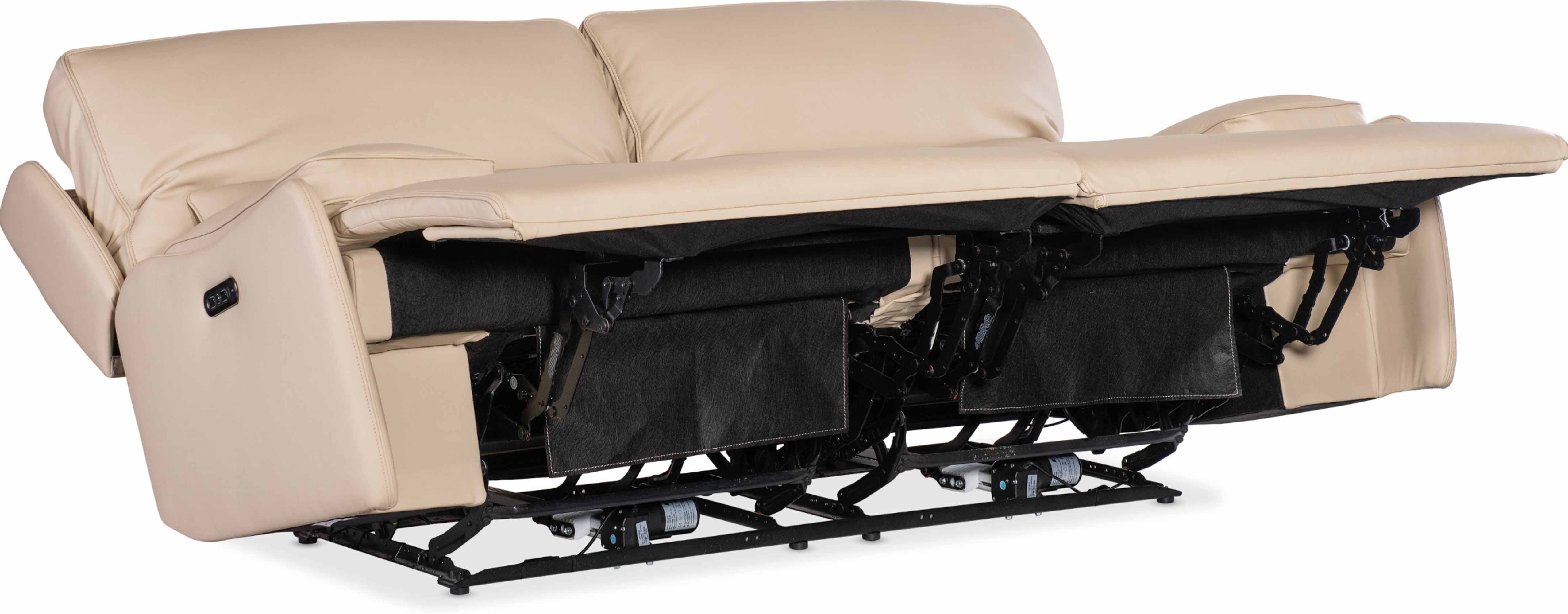 Kramer Zero Gravity Leather Power Reclining Sofa With Articulating Headrest - Image 6