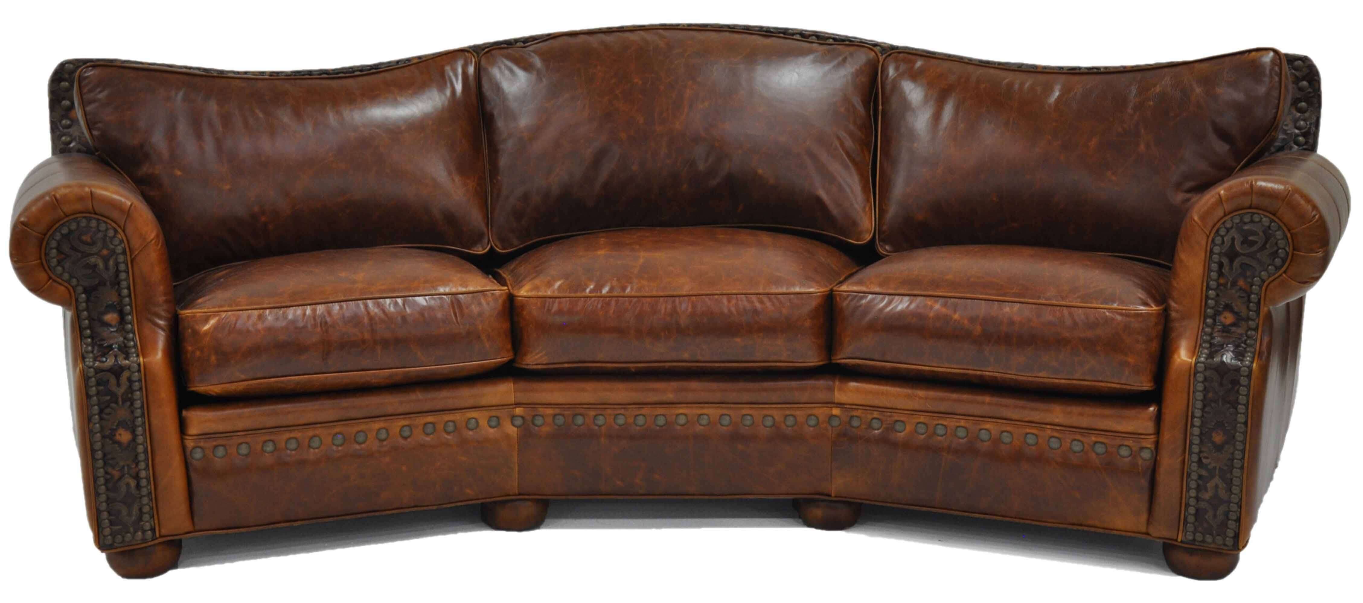 Laredo Leather Conversation Sofa