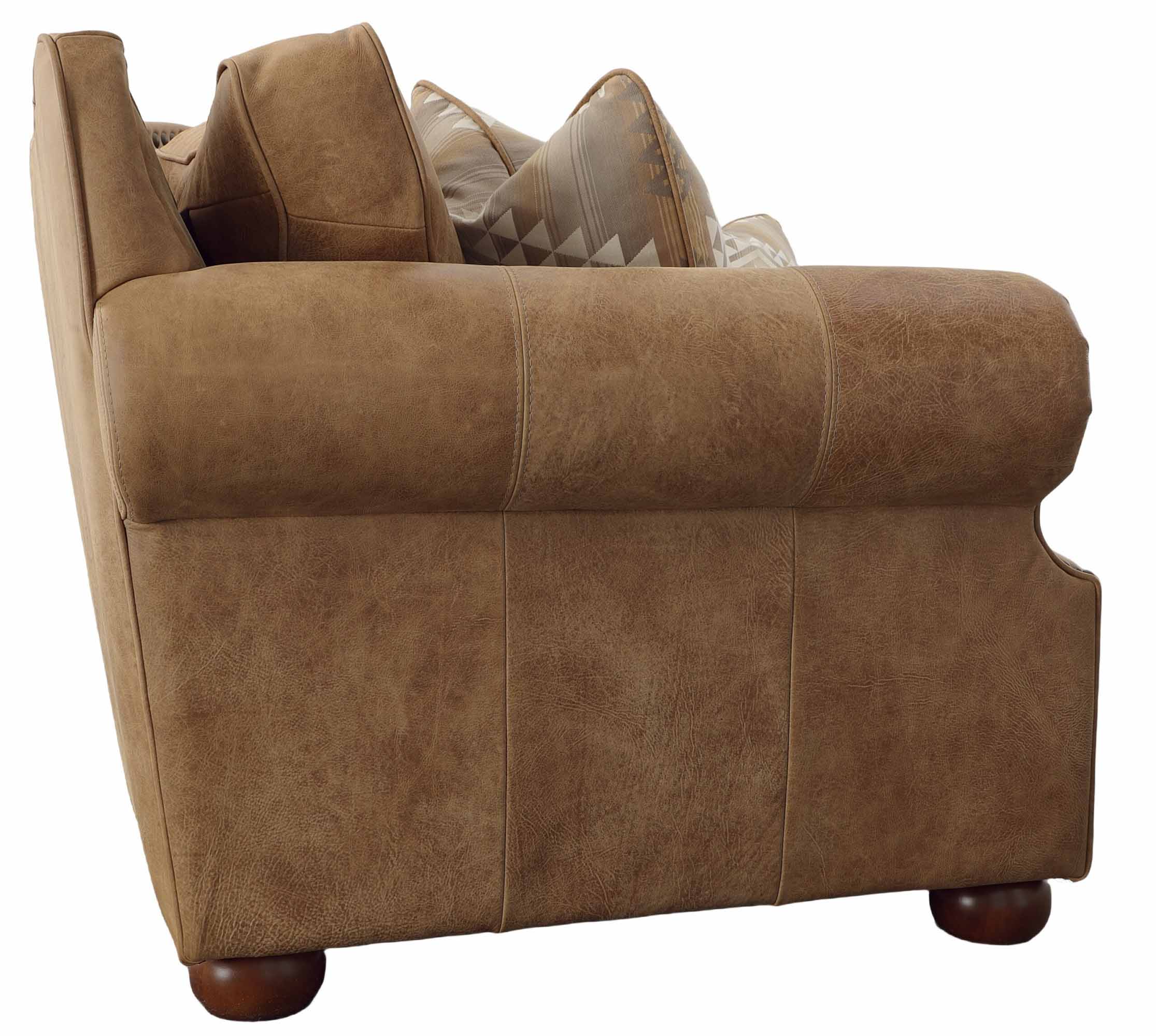 Laredo Leather Conversation Sofa - Image 2