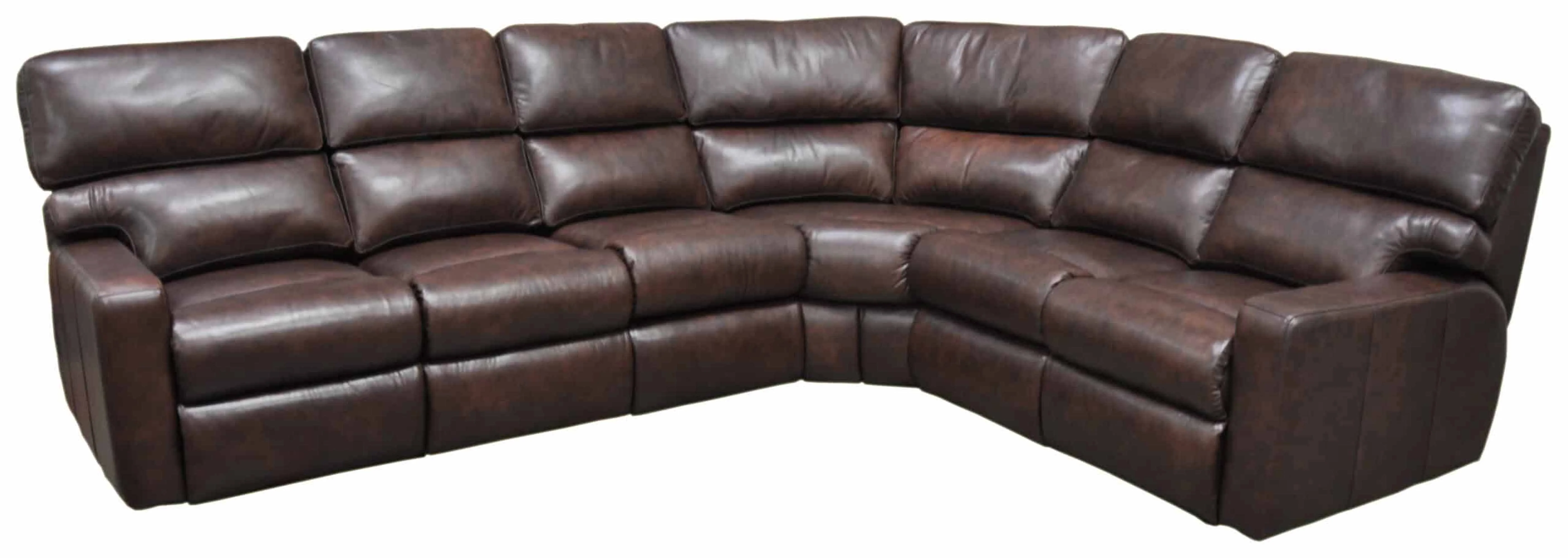 Larsen Leather Reclining Sectional - Image 2