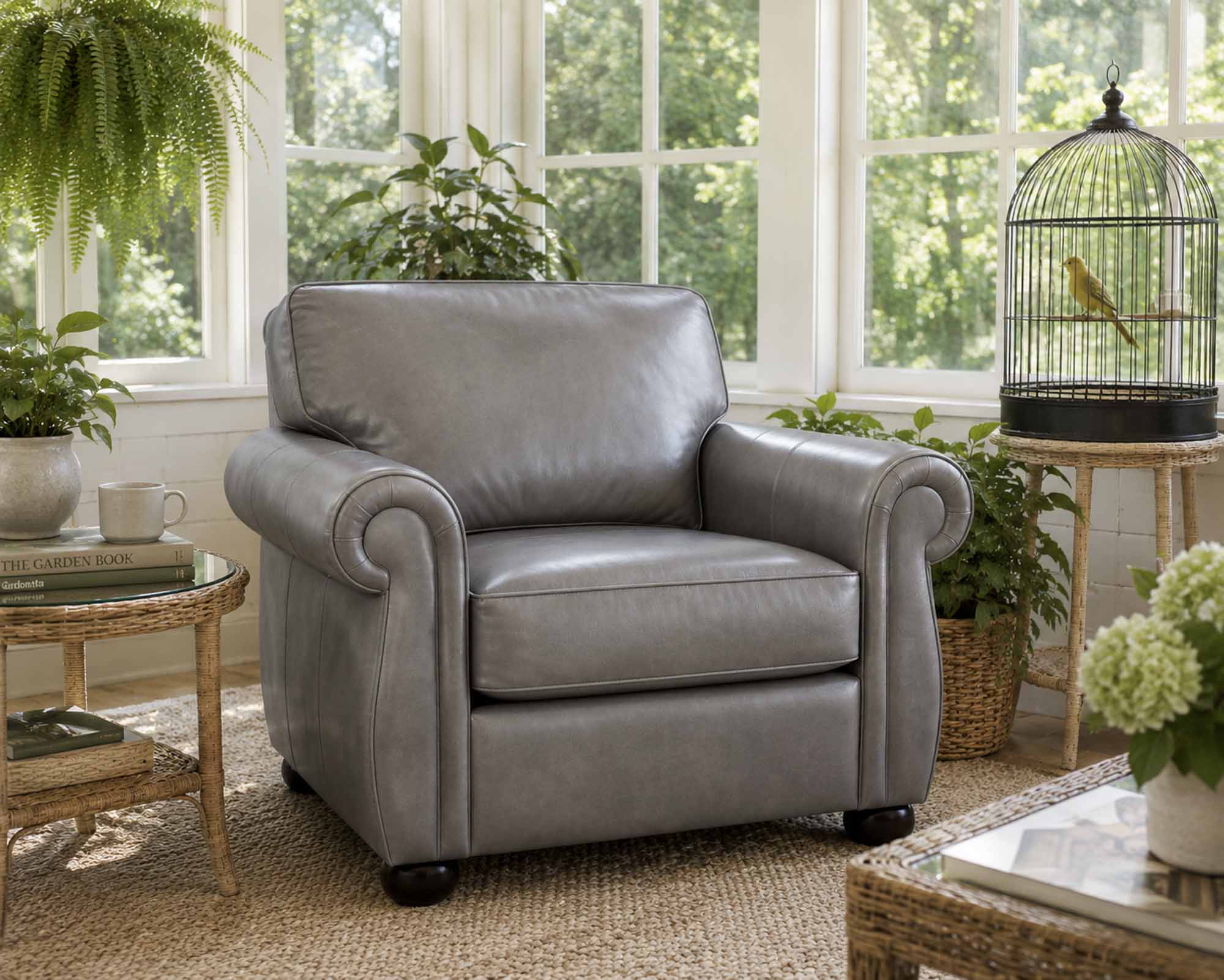 Ledra Leather Chair - Image 3