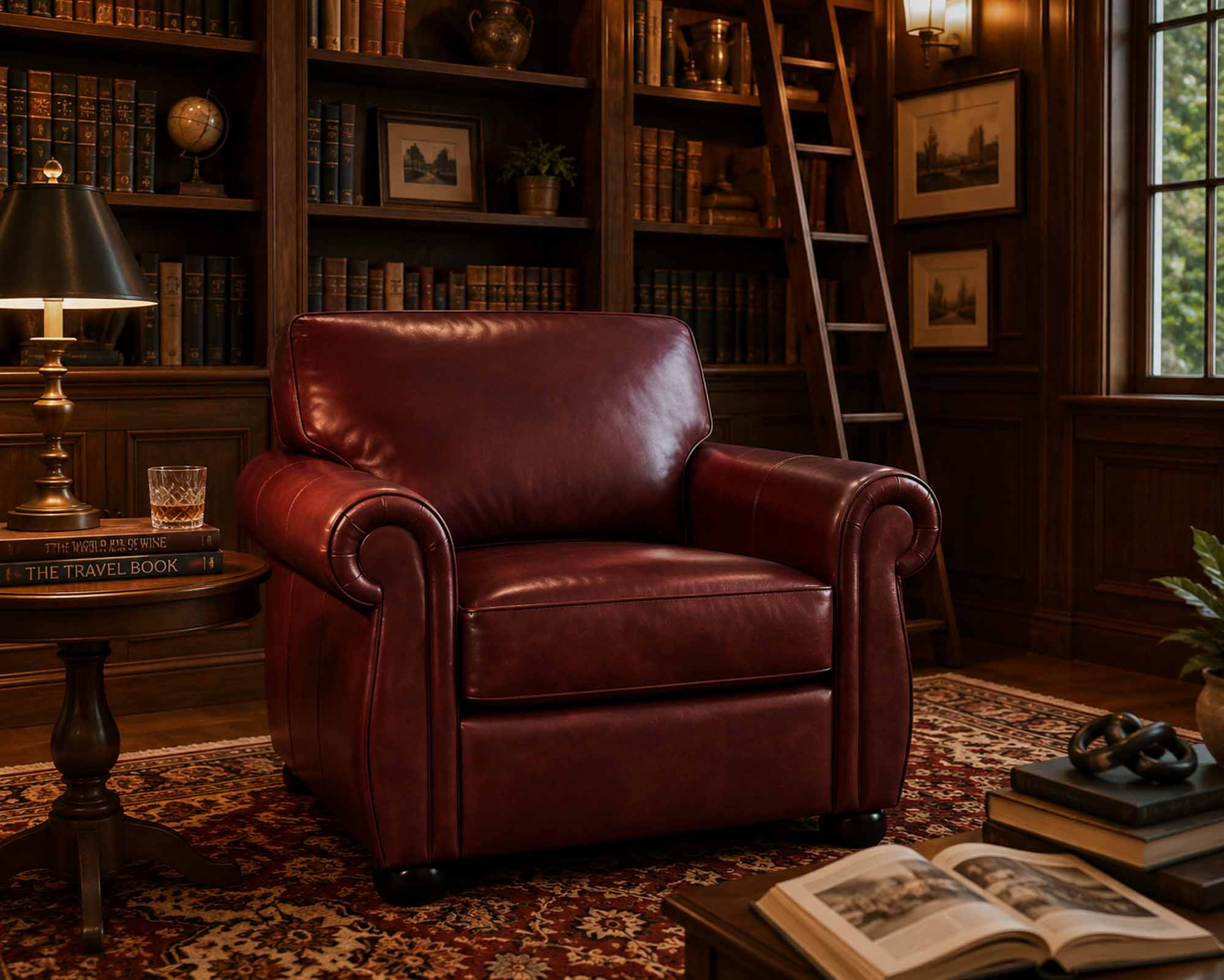Ledra Leather Chair - Image 4