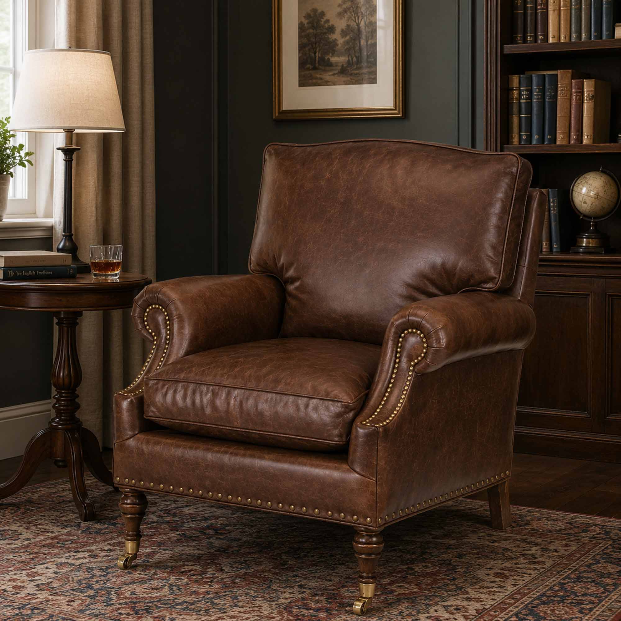 Ludlow Leather Chair - Image 5