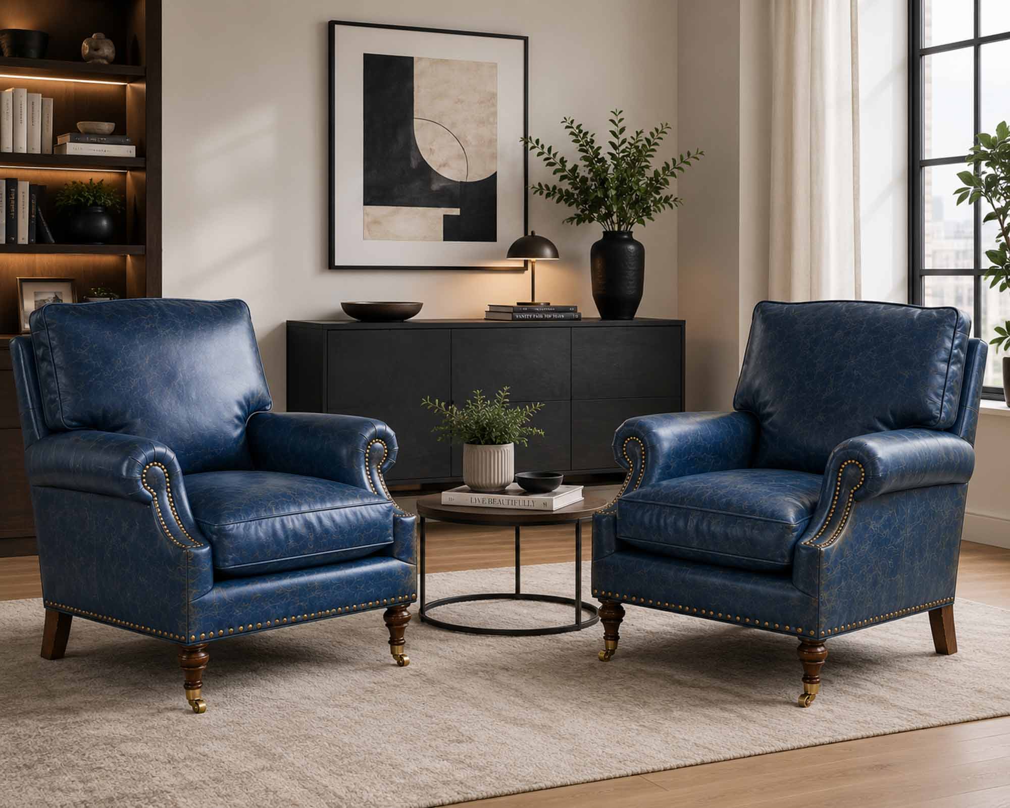 Ludlow Leather Chair - Image 7