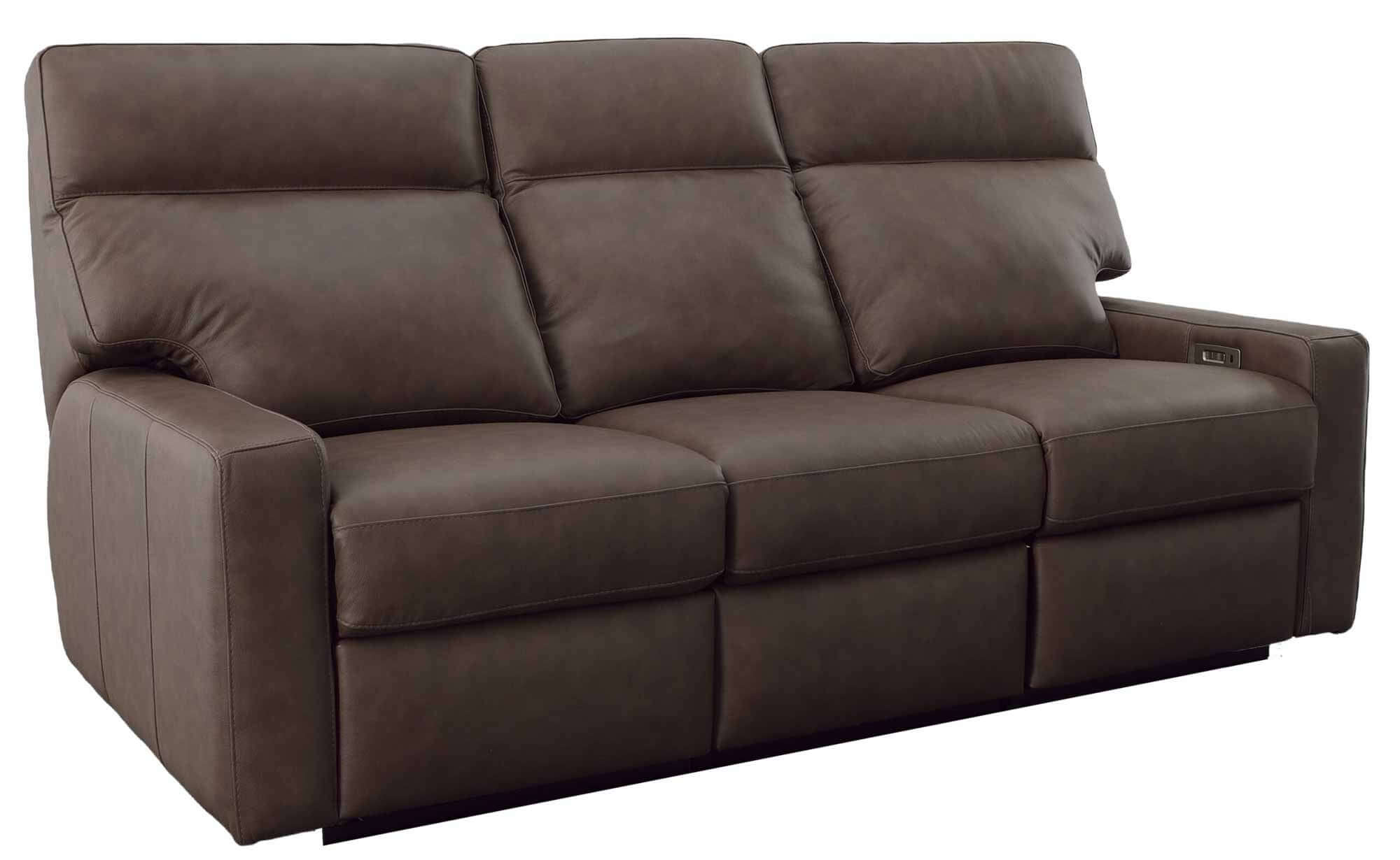 Lyndsey Leather Power Reclining Loveseat With Articulating Headrest - Image 2