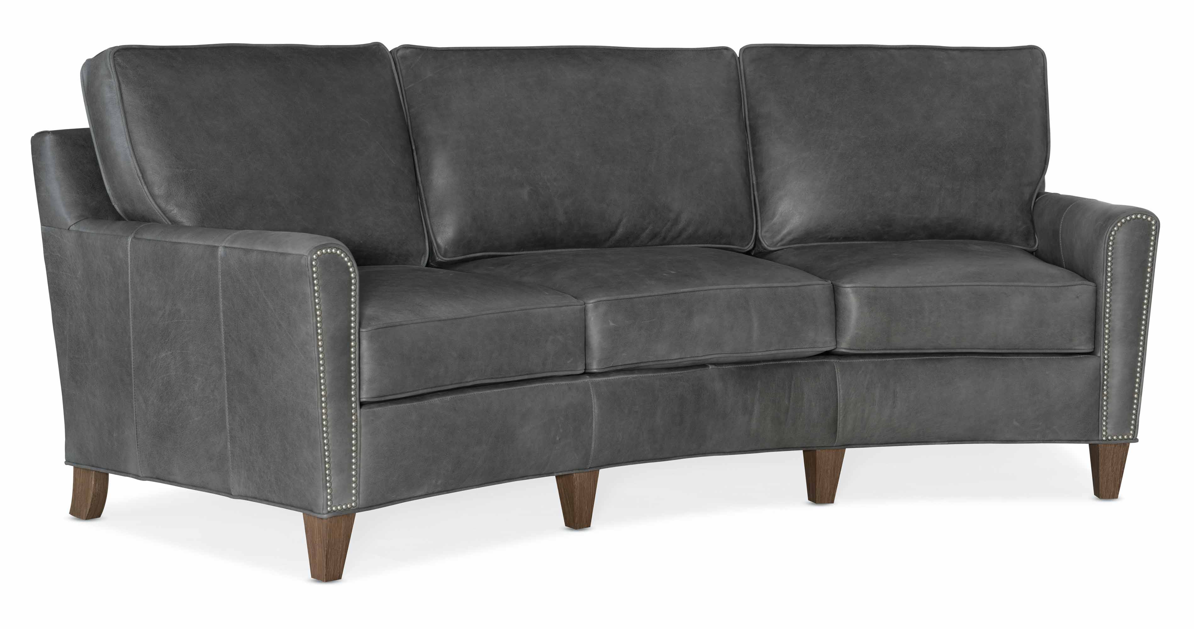 Manning Leather Conversation Sofa