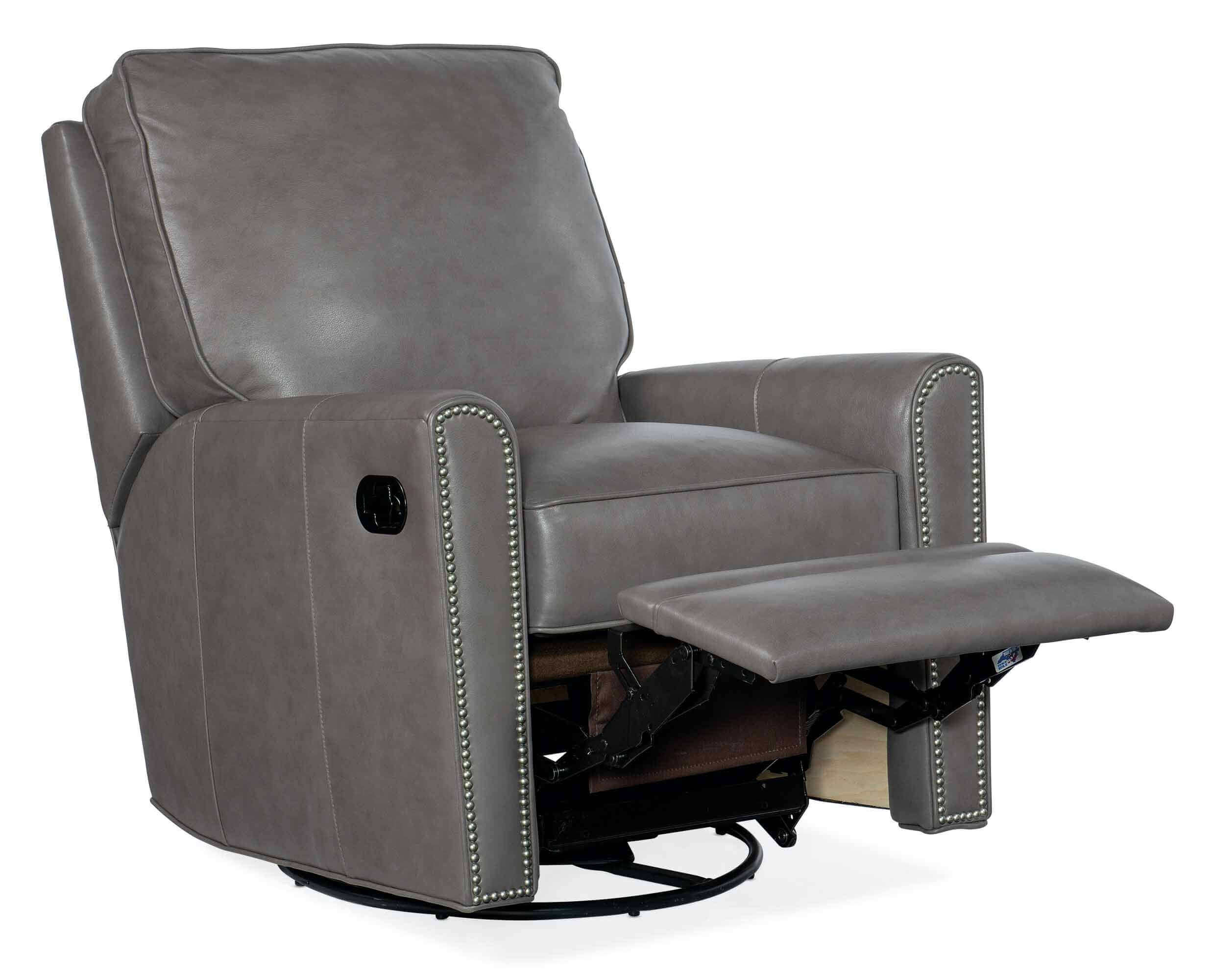 Manning Leather Wallhugger Recliner - Image 5