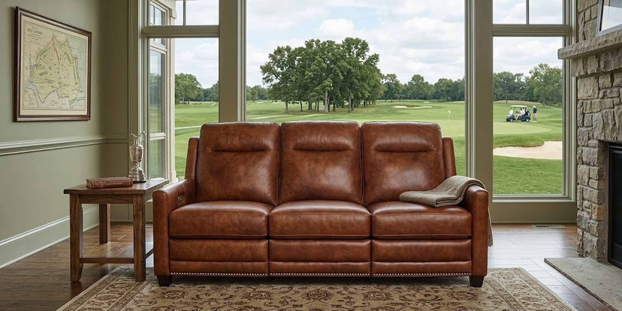 Marcello Leather Power Reclining Sofa With Articulating Headrest - Image 2