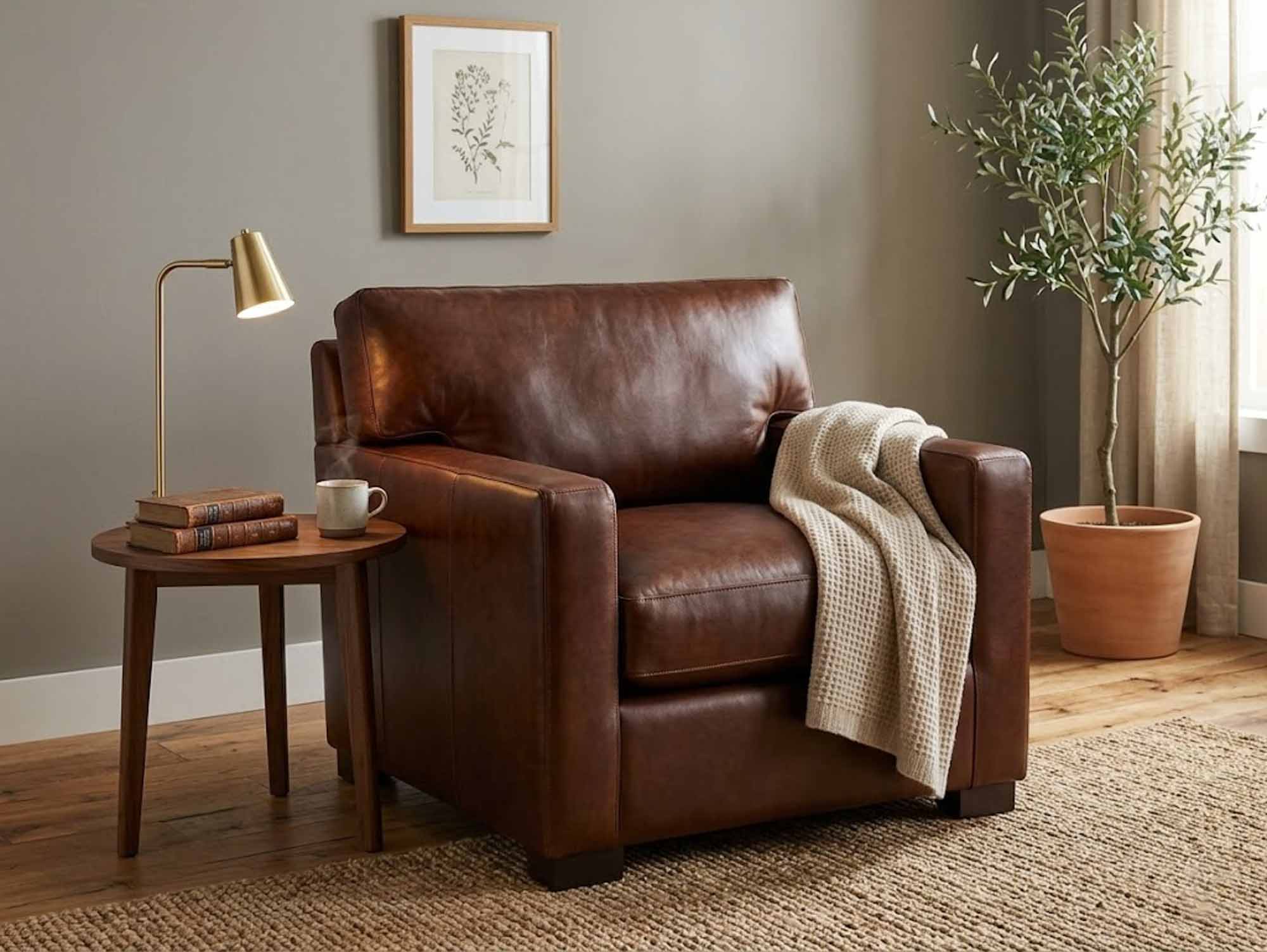 Mary Kate Leather Chair - Image 3