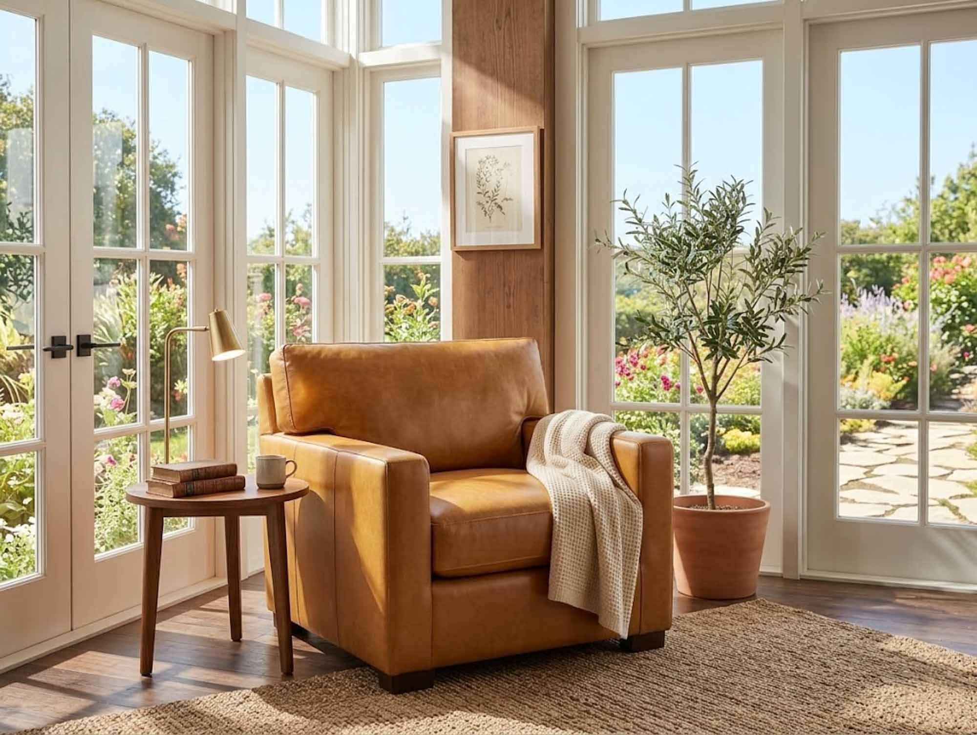 Mary Kate Leather Chair - Image 4
