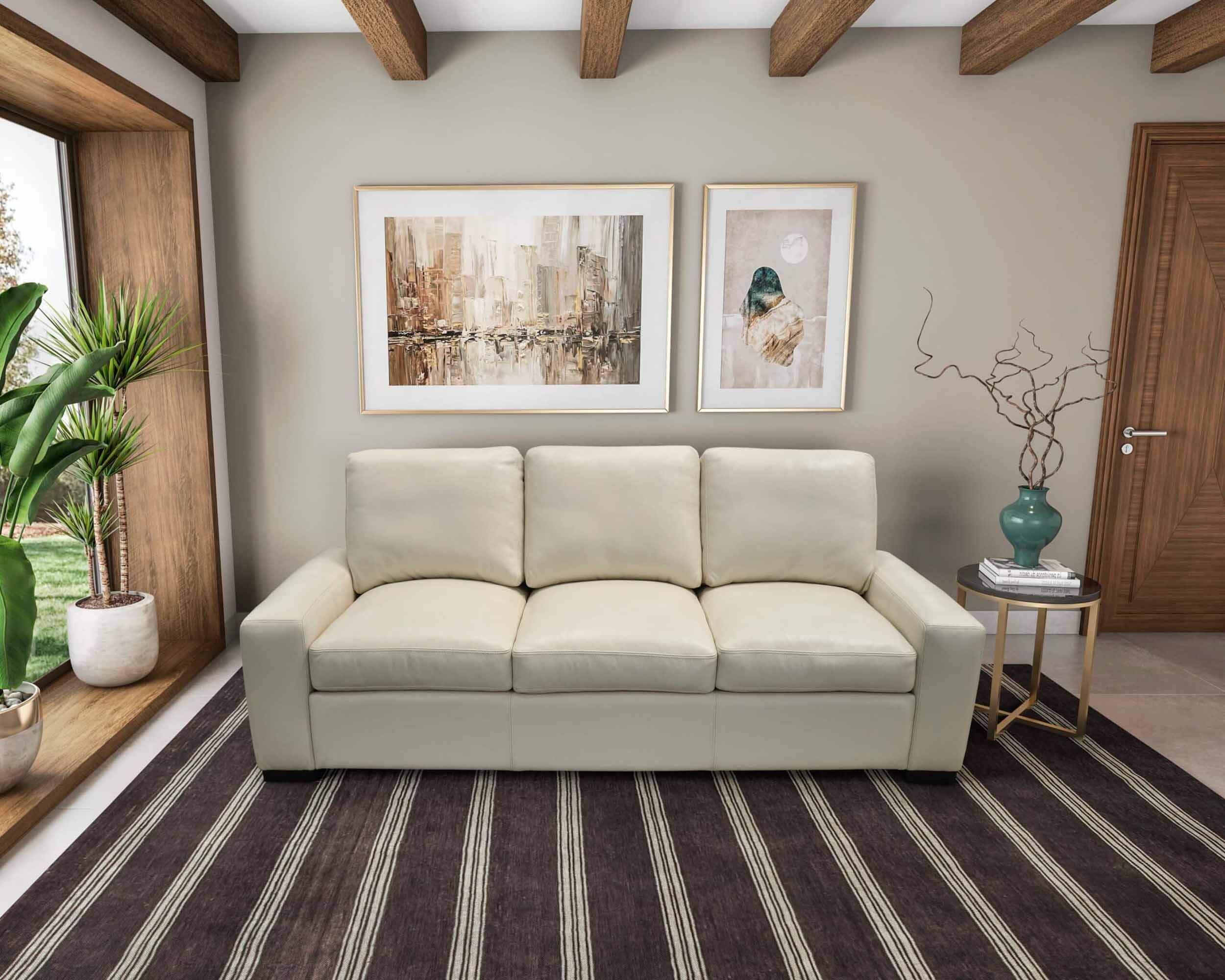 Max 3 Leather Loveseat - Image 4