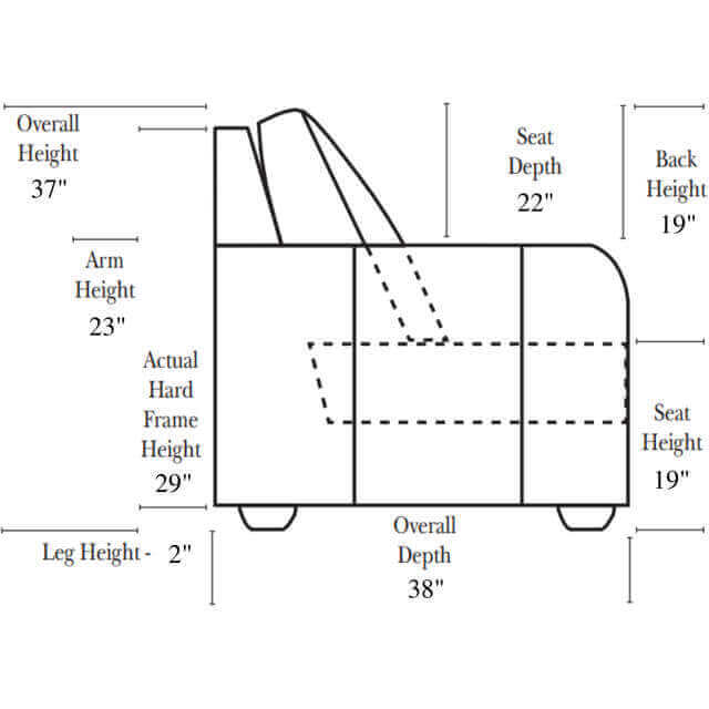 Max 3 Leather Sofa - Image 6