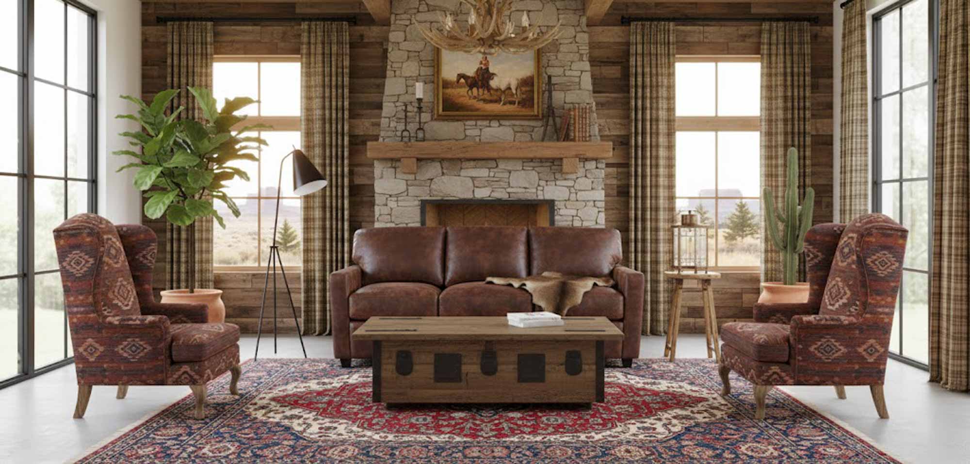 Myron Leather Sofa - Image 3