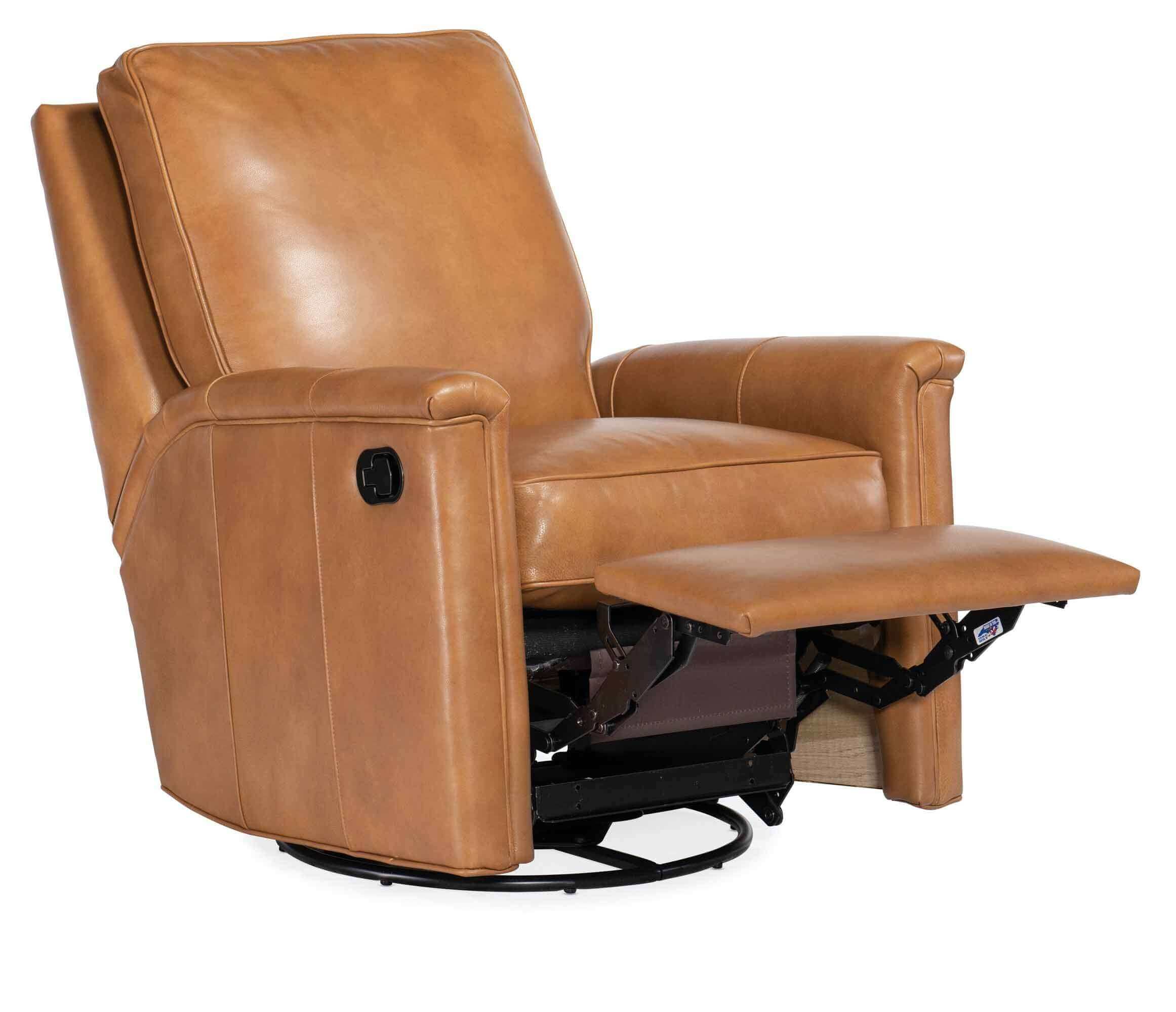 Nala Leather Swivel Glider Recliner - Image 4