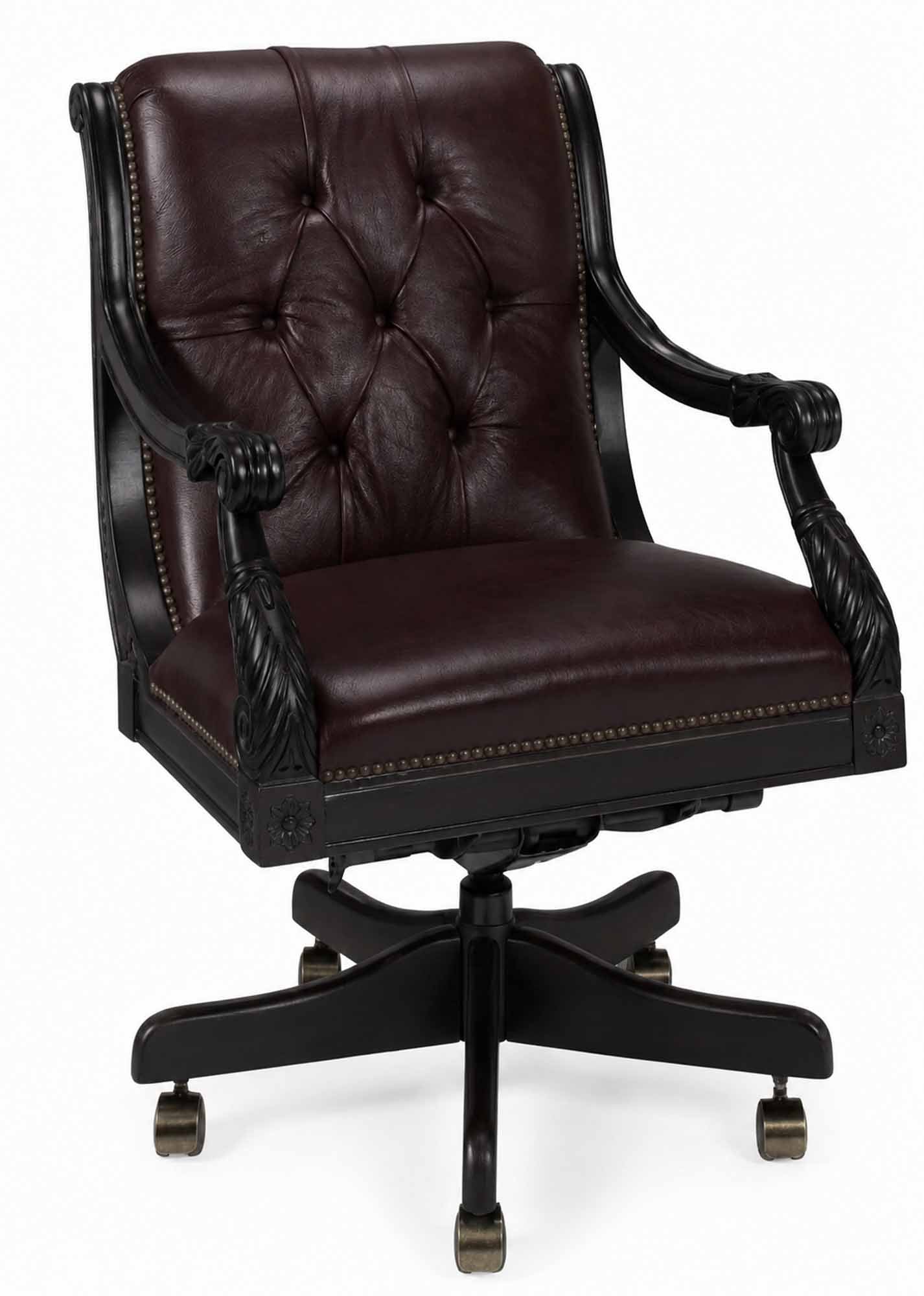 Nob Hill Leather Swivel Tilt Chair