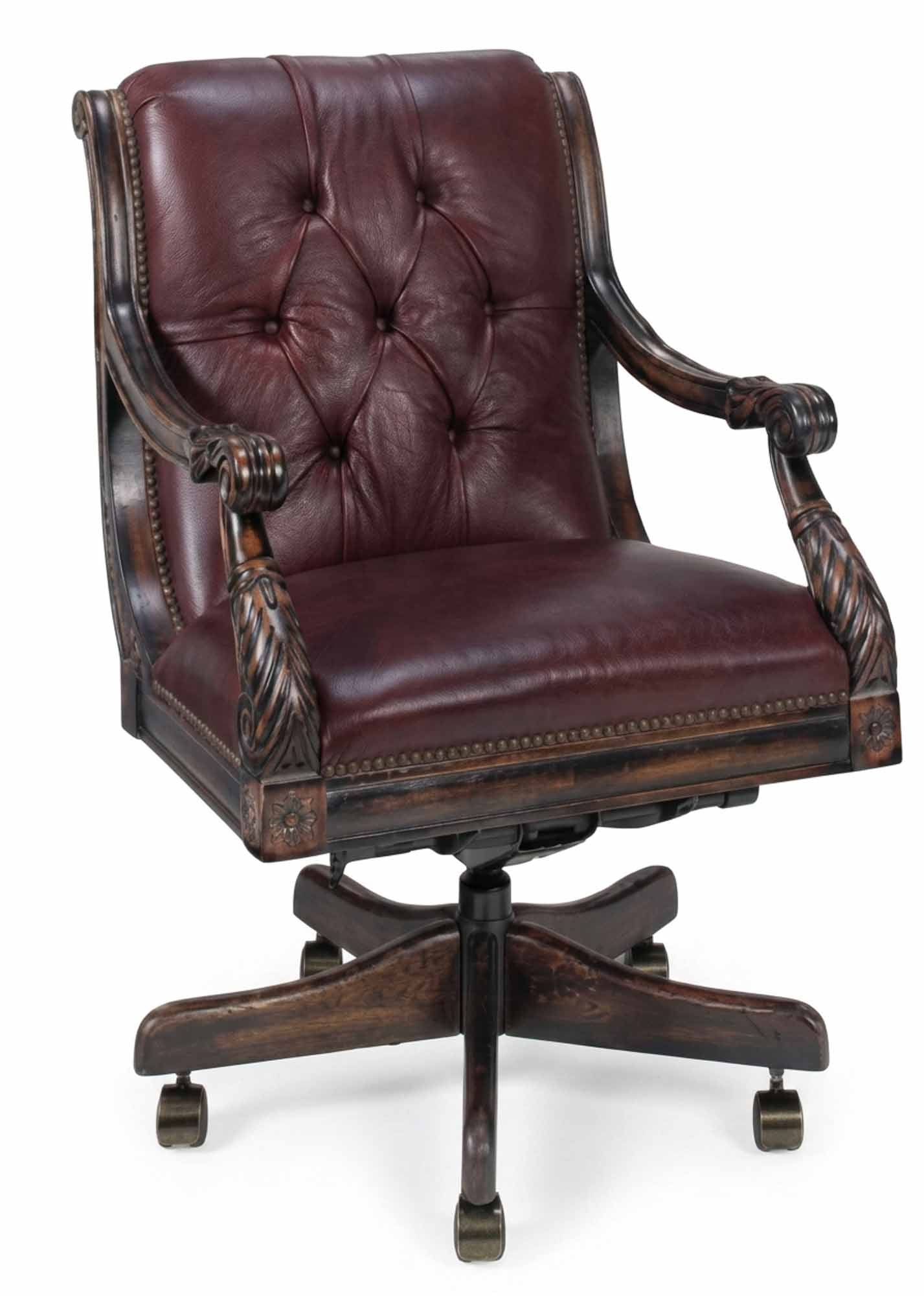 Nob Hill Leather Swivel Tilt Chair - Image 2