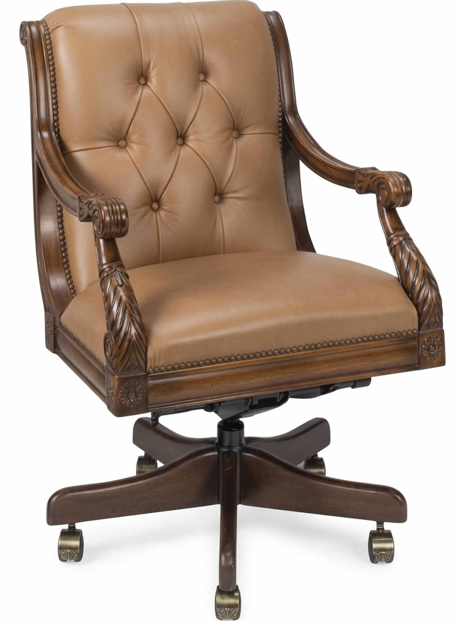 Nob Hill Leather Swivel Tilt Chair - Image 3